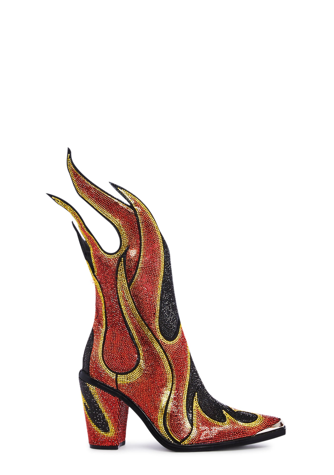 Cowboy boots with flames discount