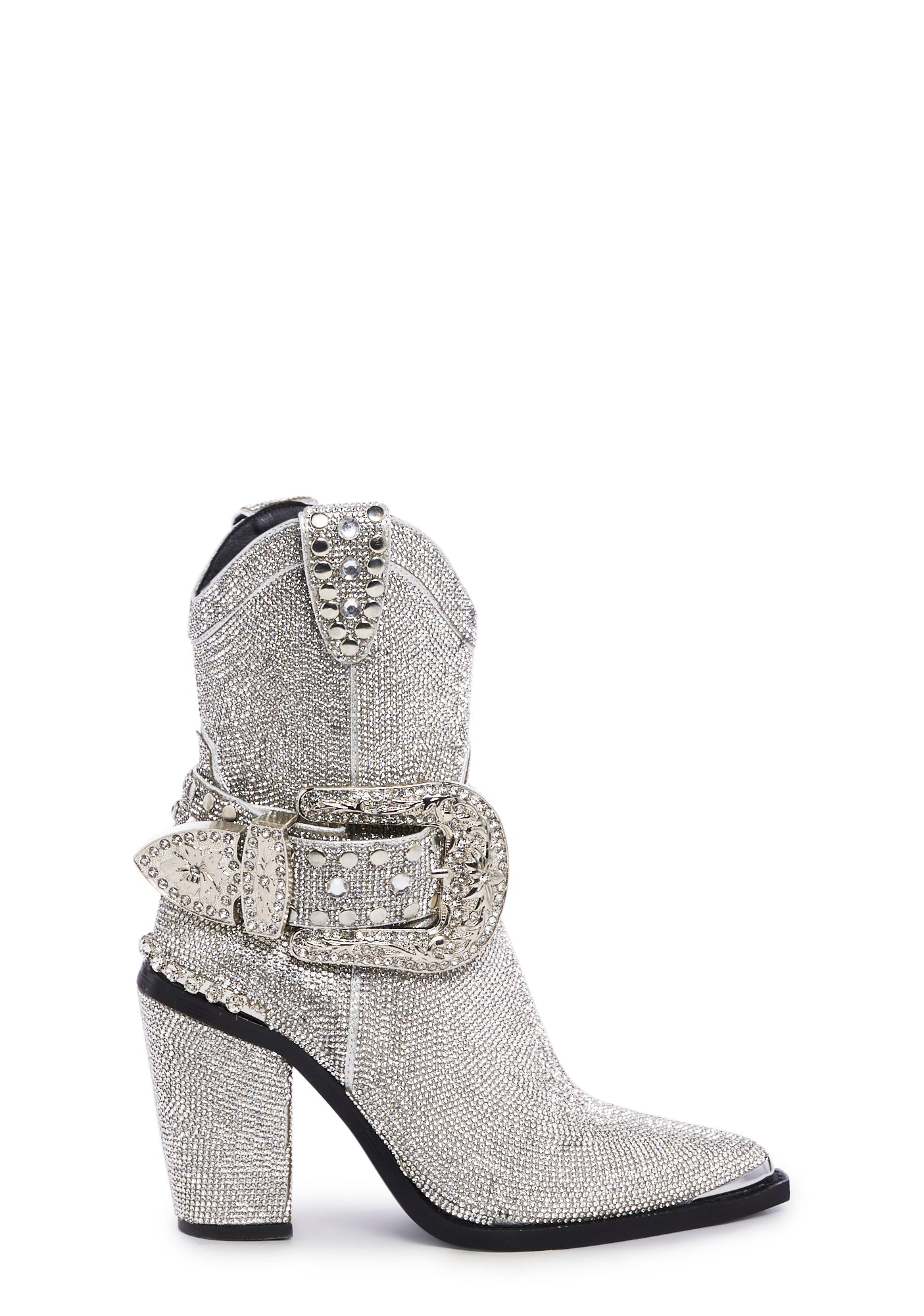 Dolls kill silver boots hot sale