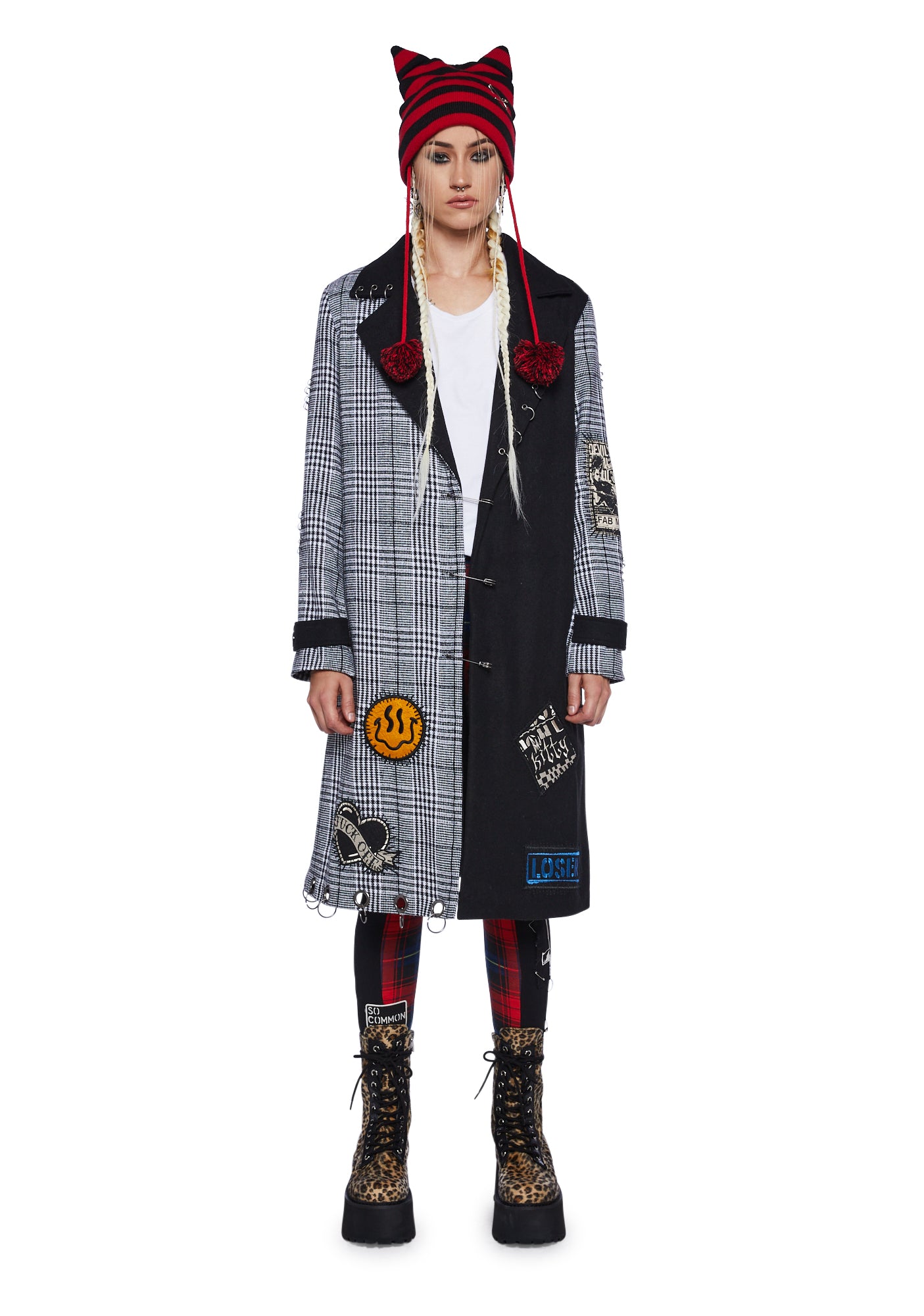 Punk trench coat outlet