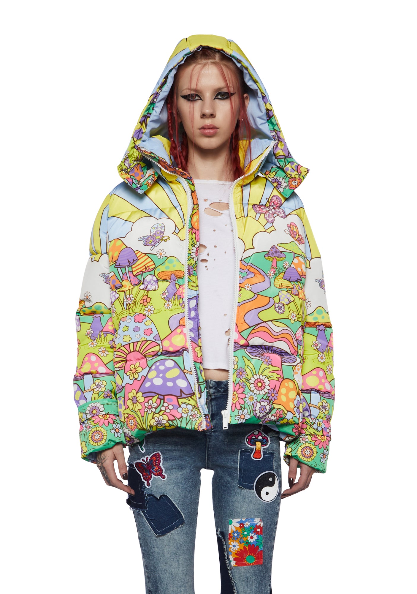 Betty basics shop reversible puffer jacket