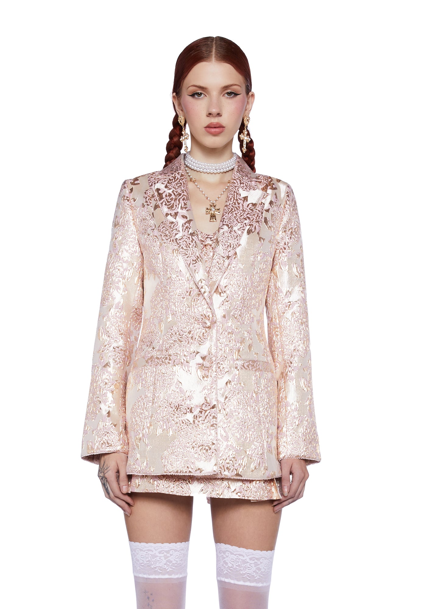 Brocade blazer clearance