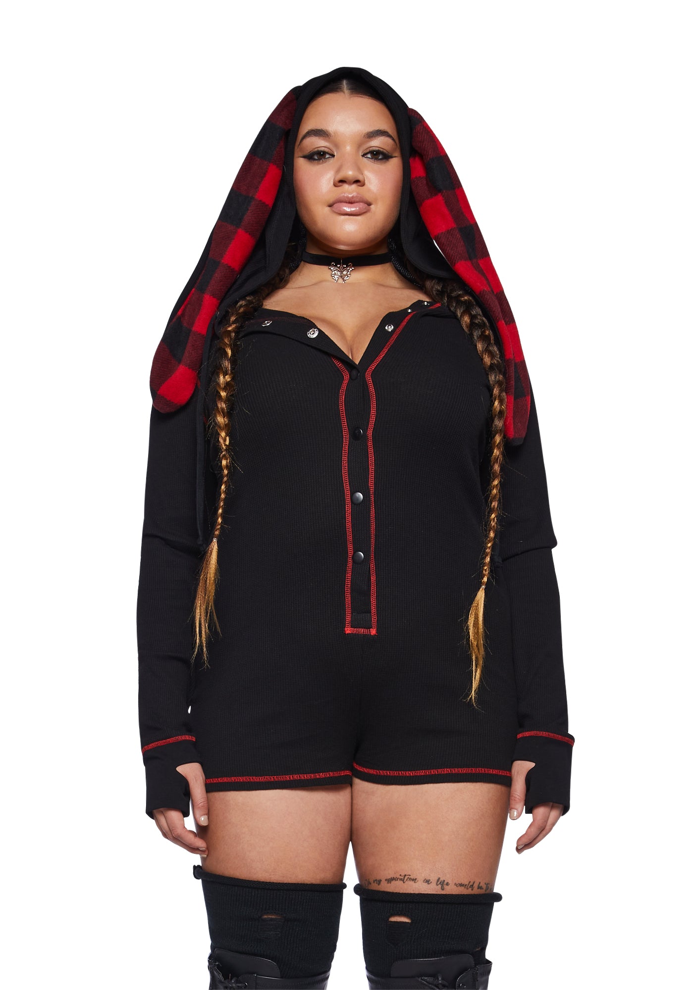 Plus size bunny onesie store