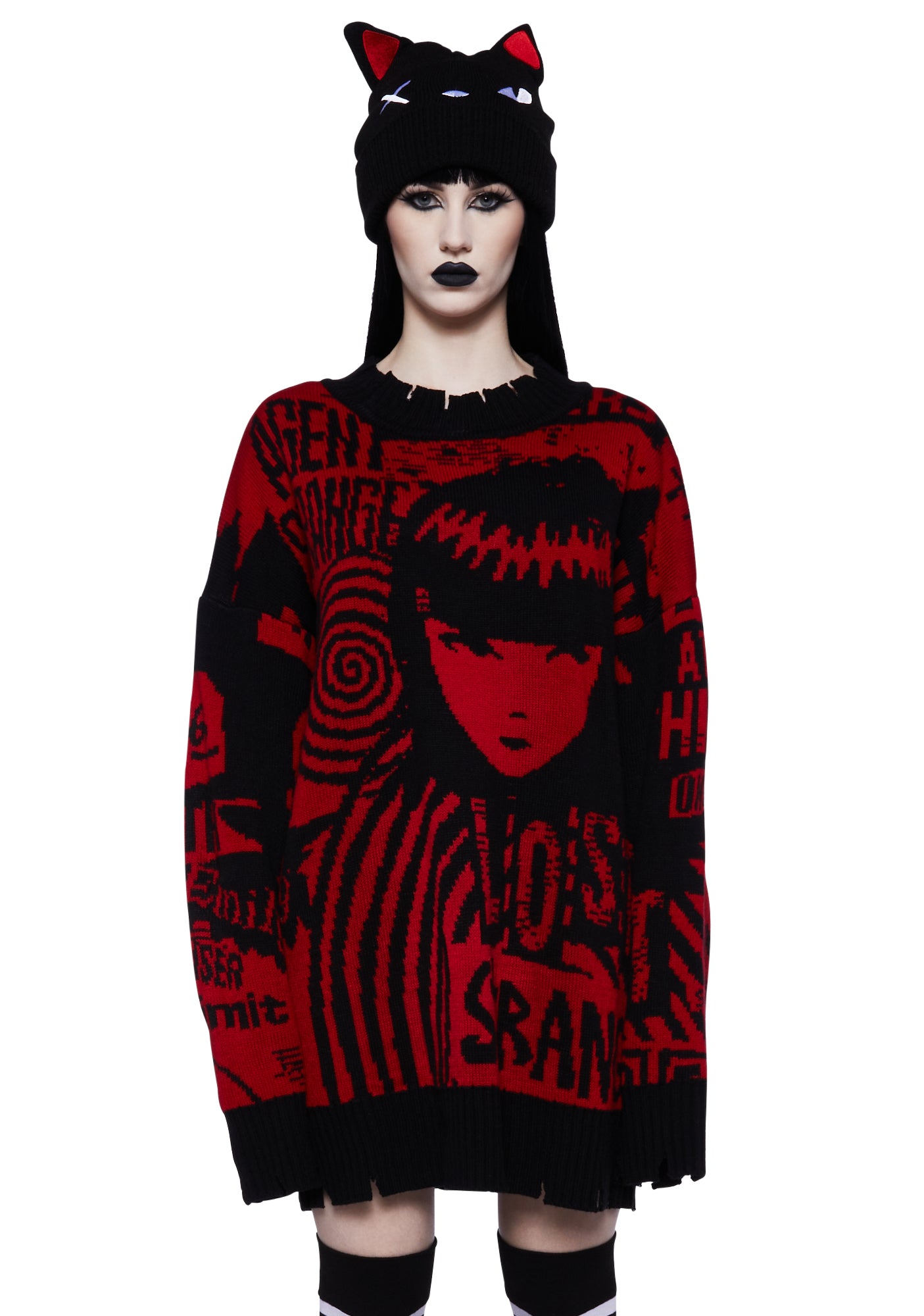 トップス beautiful people art intarsia pullover Women's INTEMPO Intarsia Crewneck Sweater