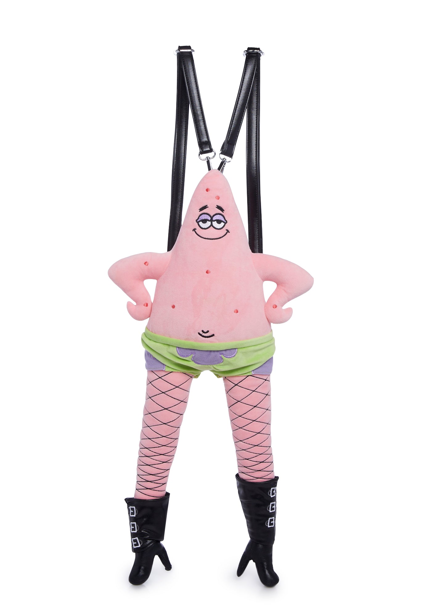 Dolls Kill x SpongeBob Patrick Star Fish Backpack - Pink