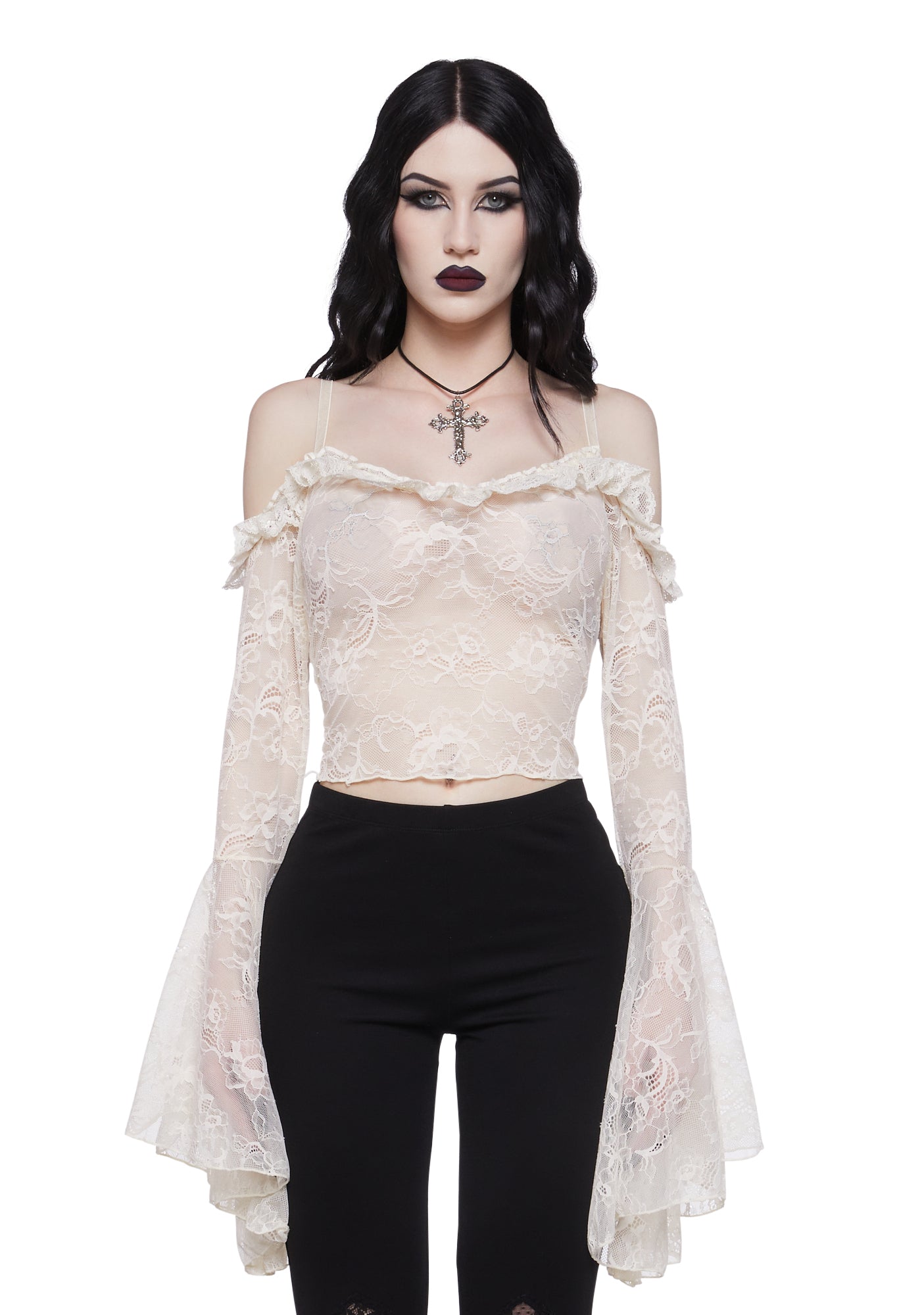 Off white gothic jeans shop