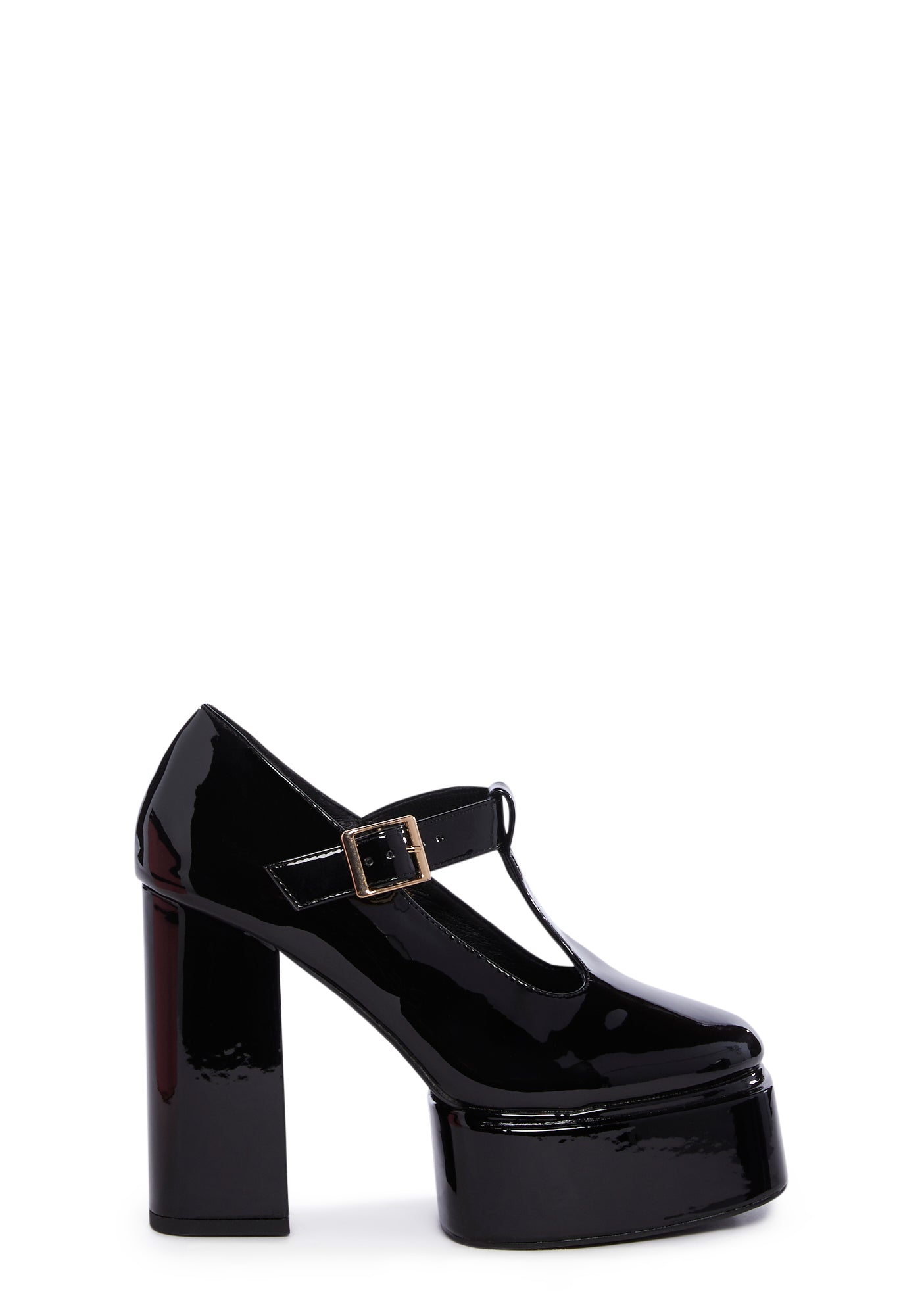 Patent Platform Mary Janes Black Dolls Kill