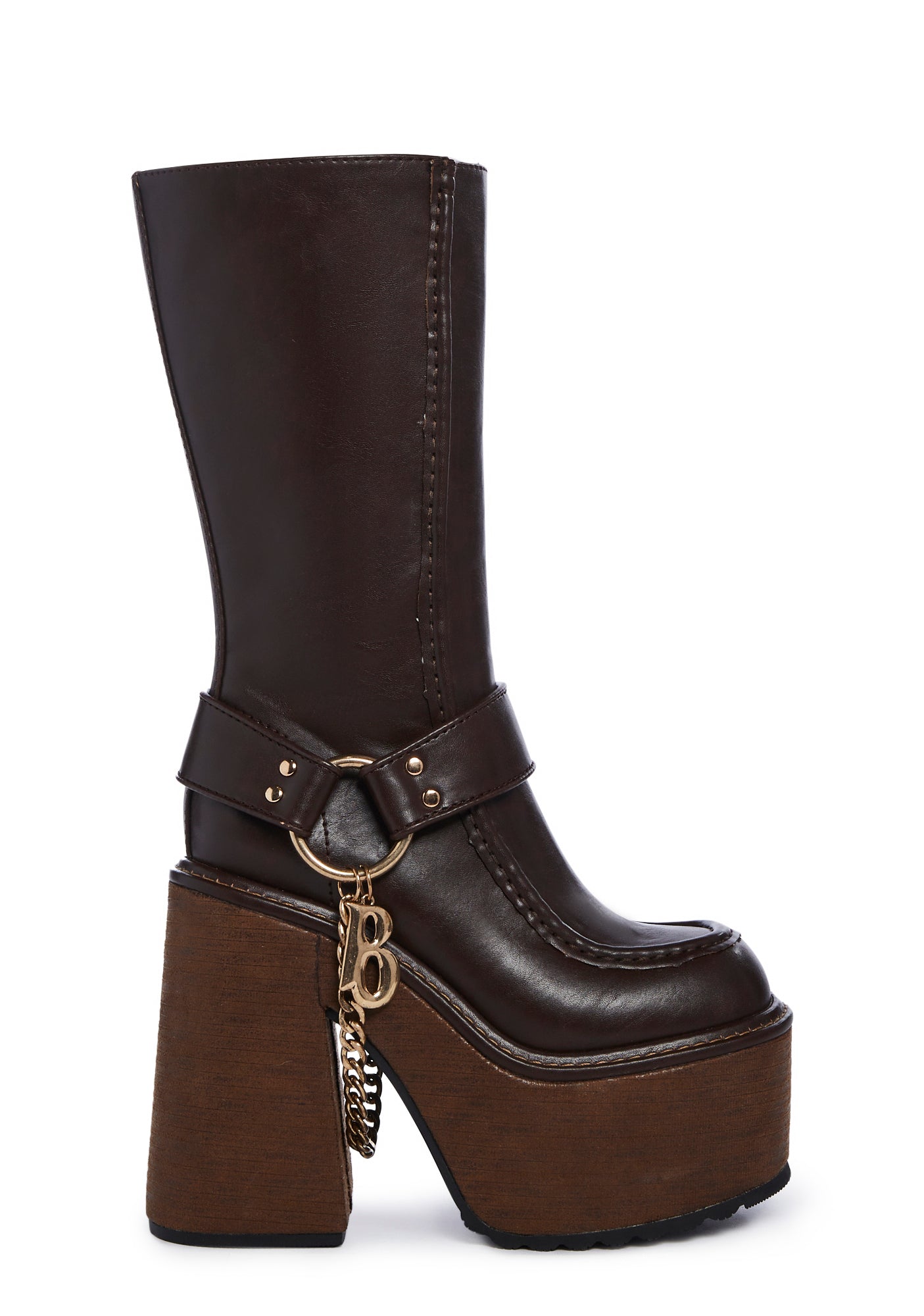 Dolls Kill x Bratz Platform Boots Brown