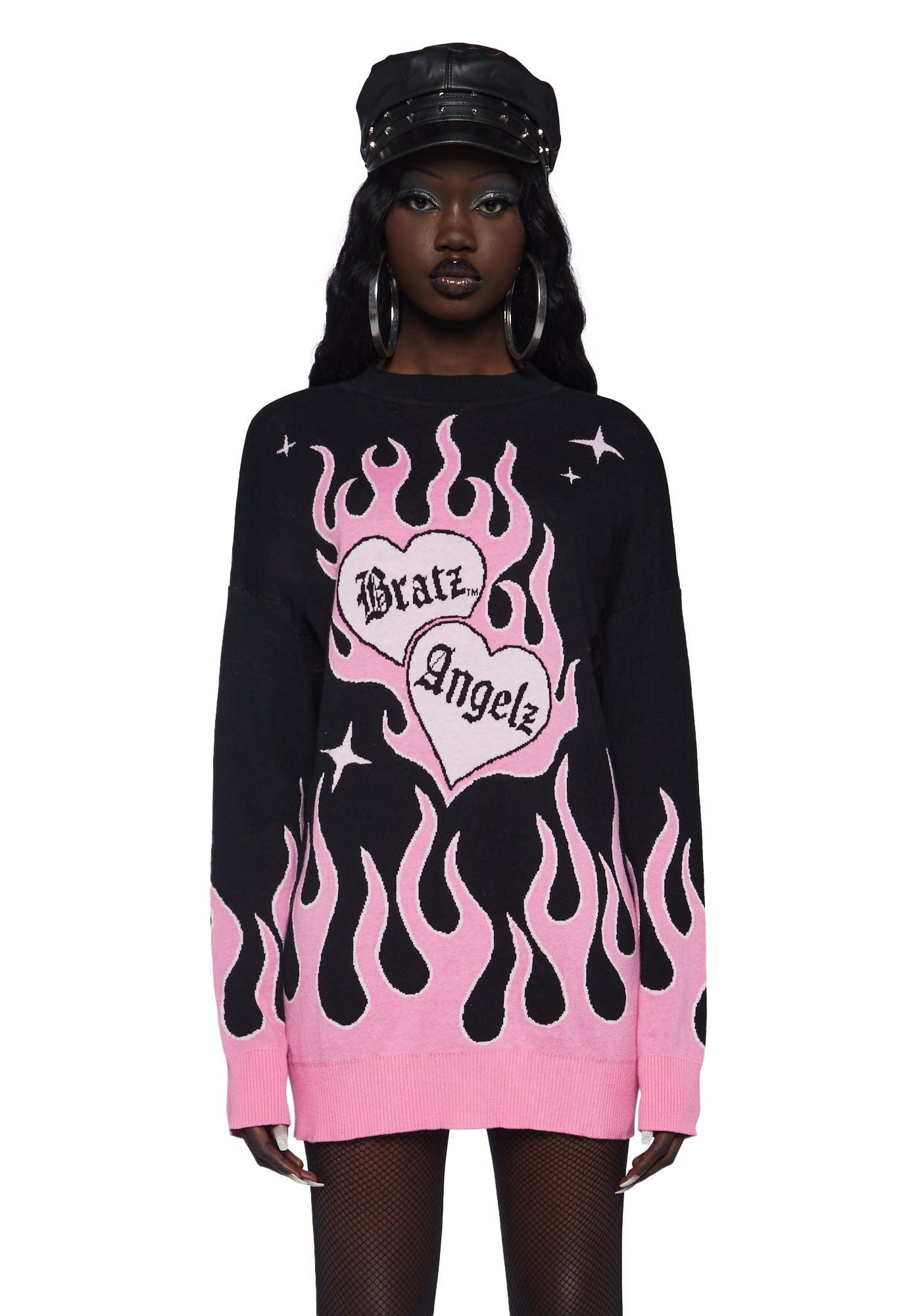 Dolls Kill x Bratz Oversized Sweater Black