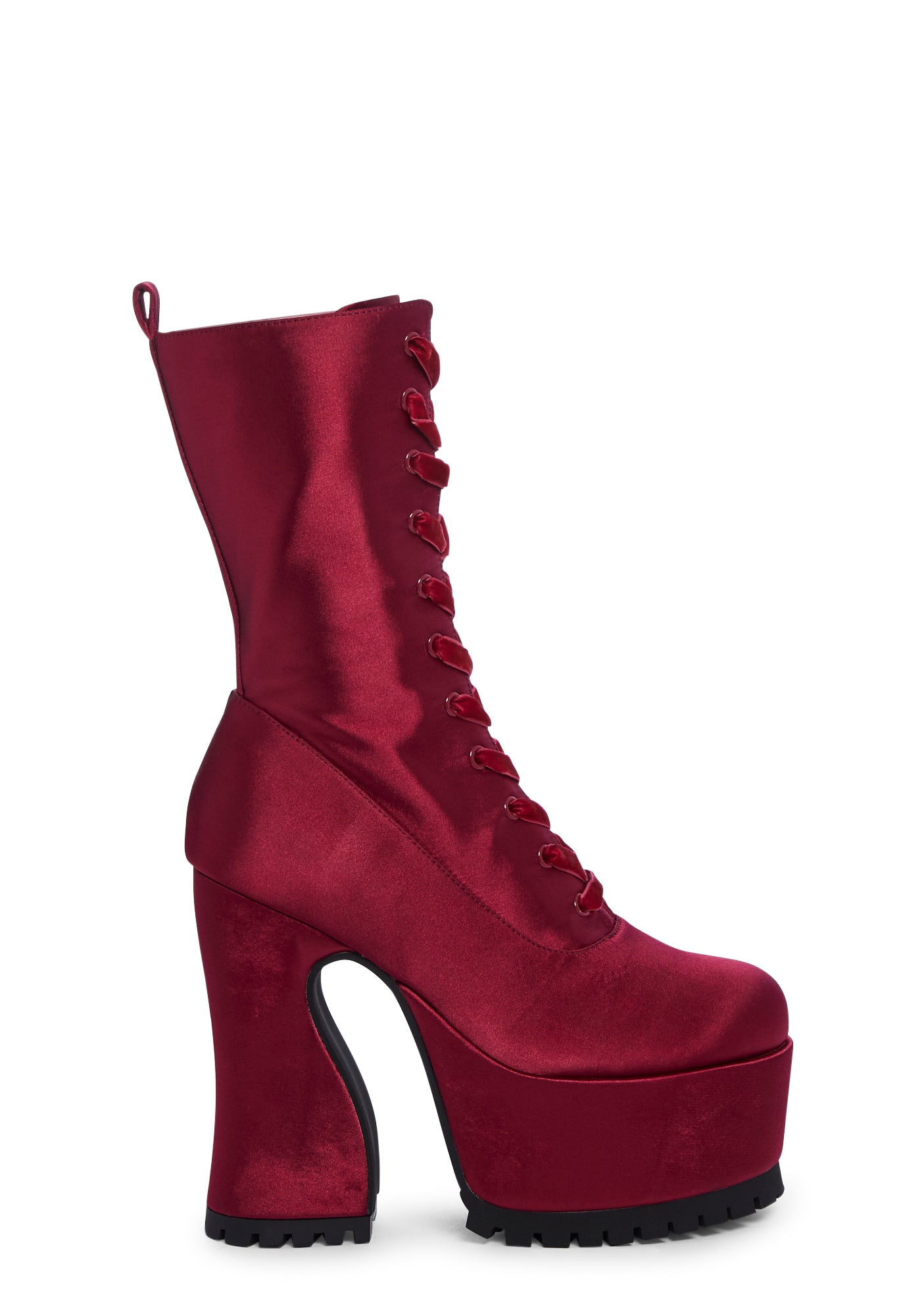 Red boots platform shop