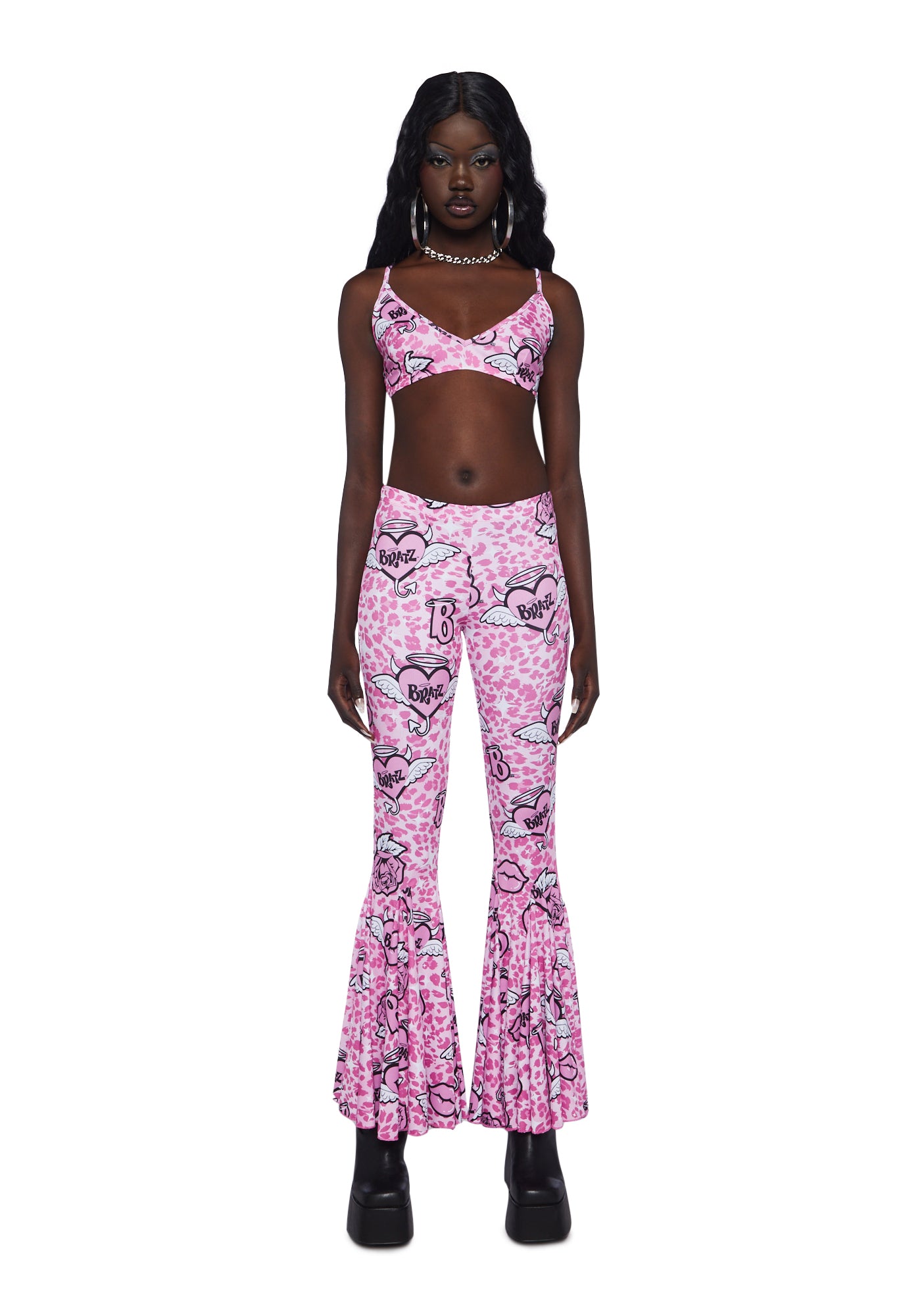 Dolls Kill x Bratz Pajama Set- Pink