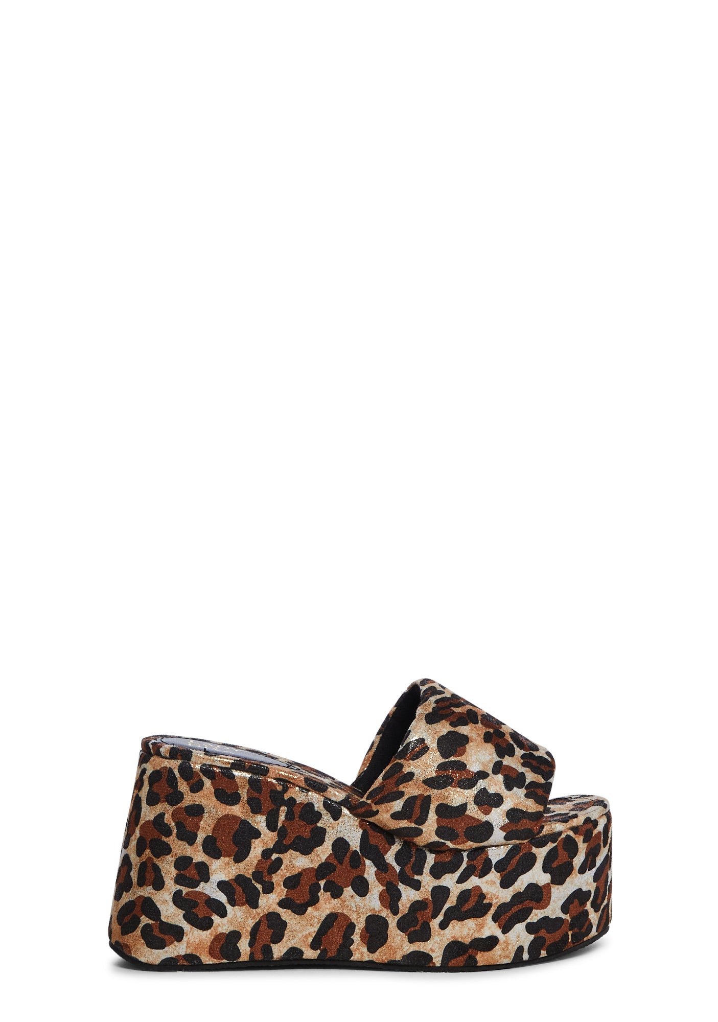 Cheetah print platform sandals hotsell