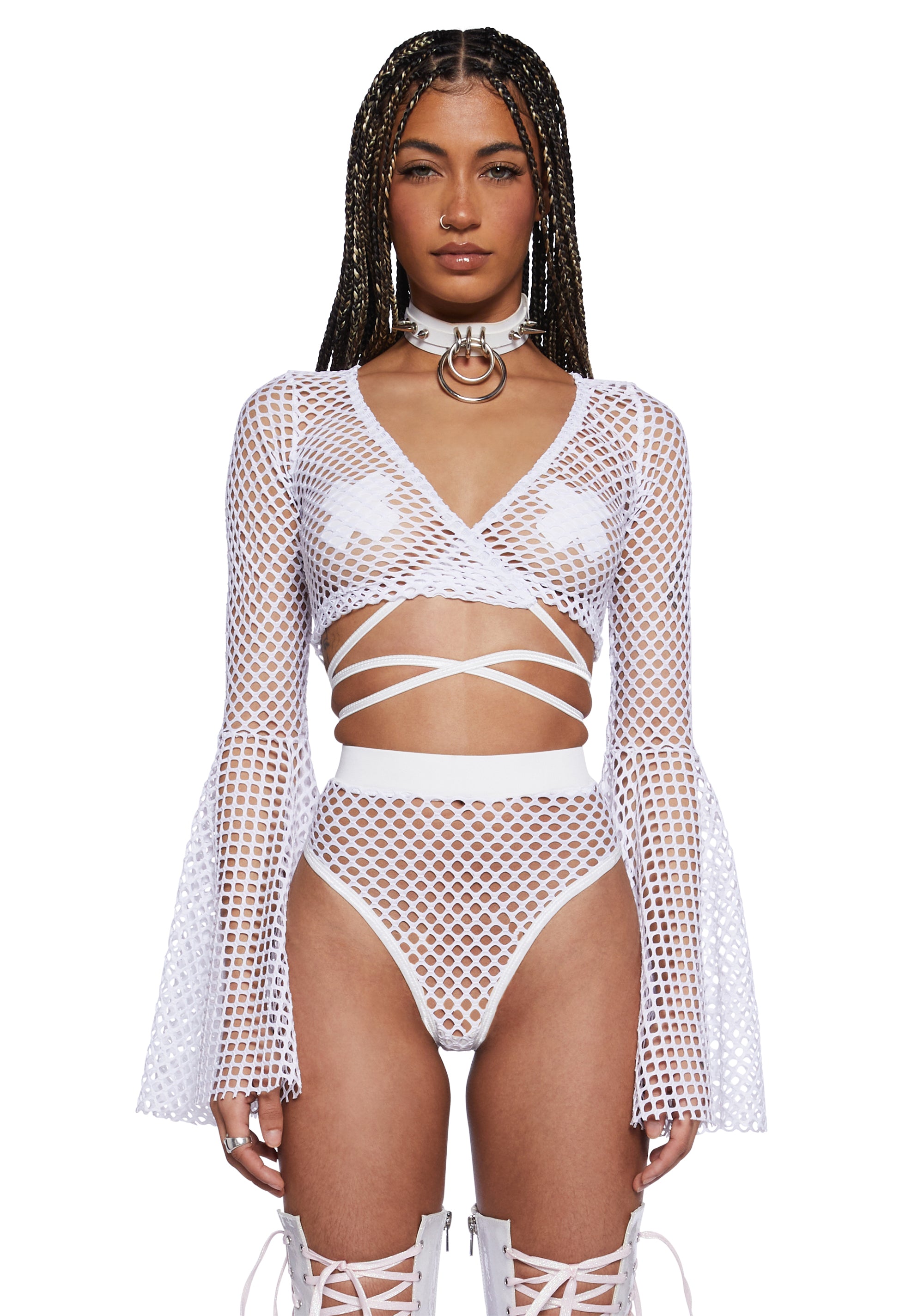 White rave top top