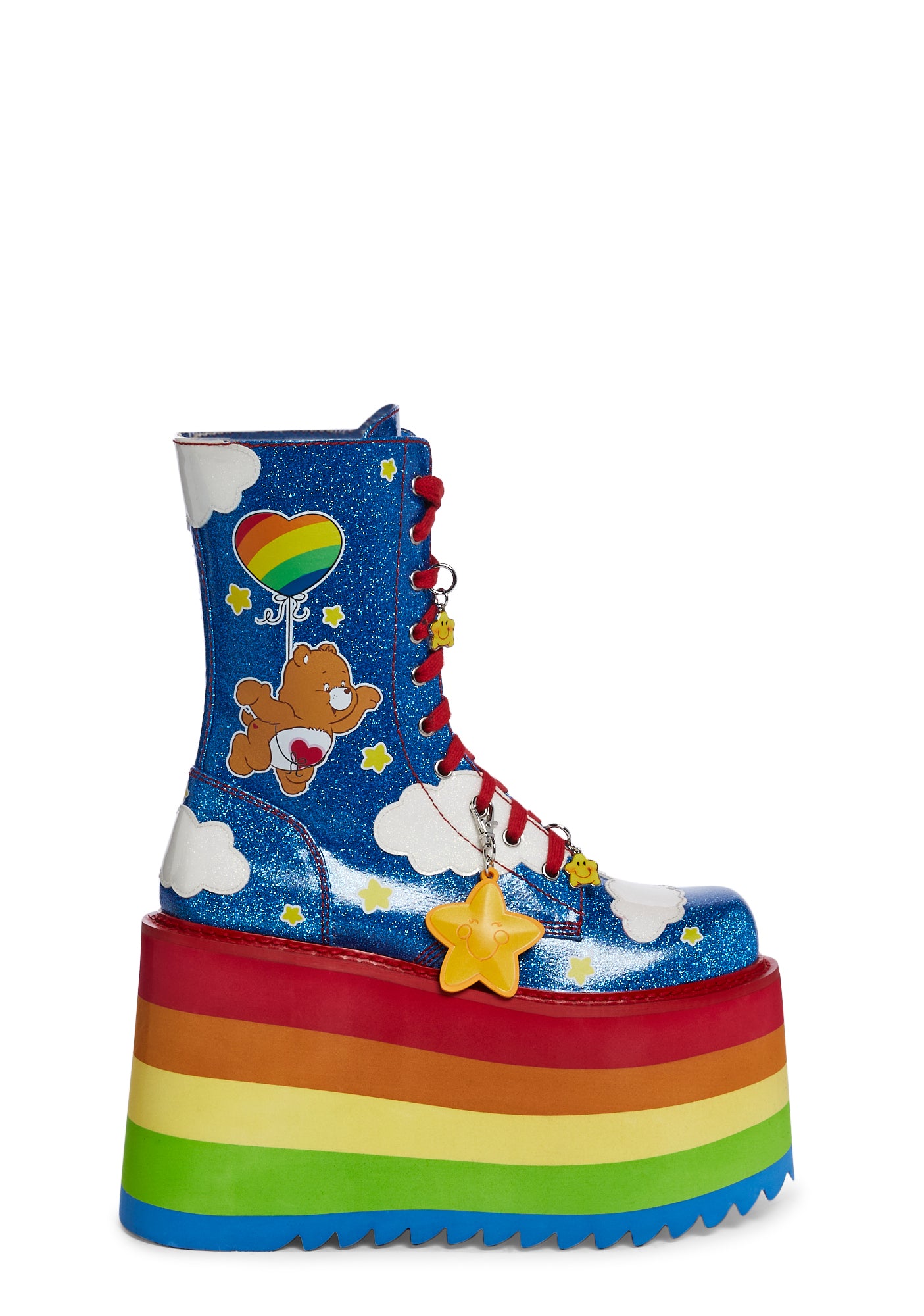Rainbow cloud platform shoes clearance