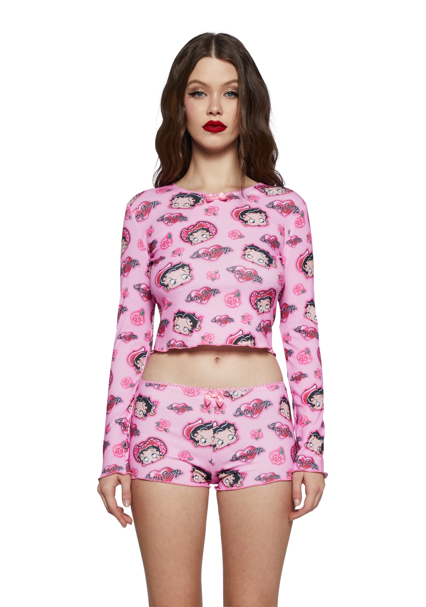 Betty boop pajamas set clearance
