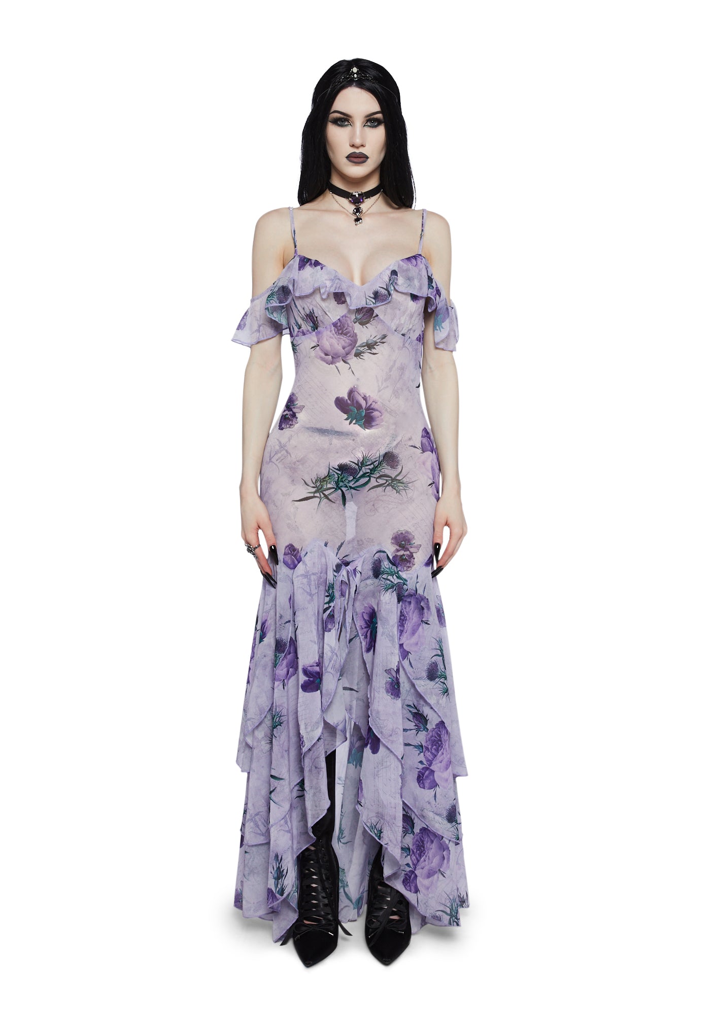 fairytale maxi dress Light Blue Fairy Tale Tulle Gown