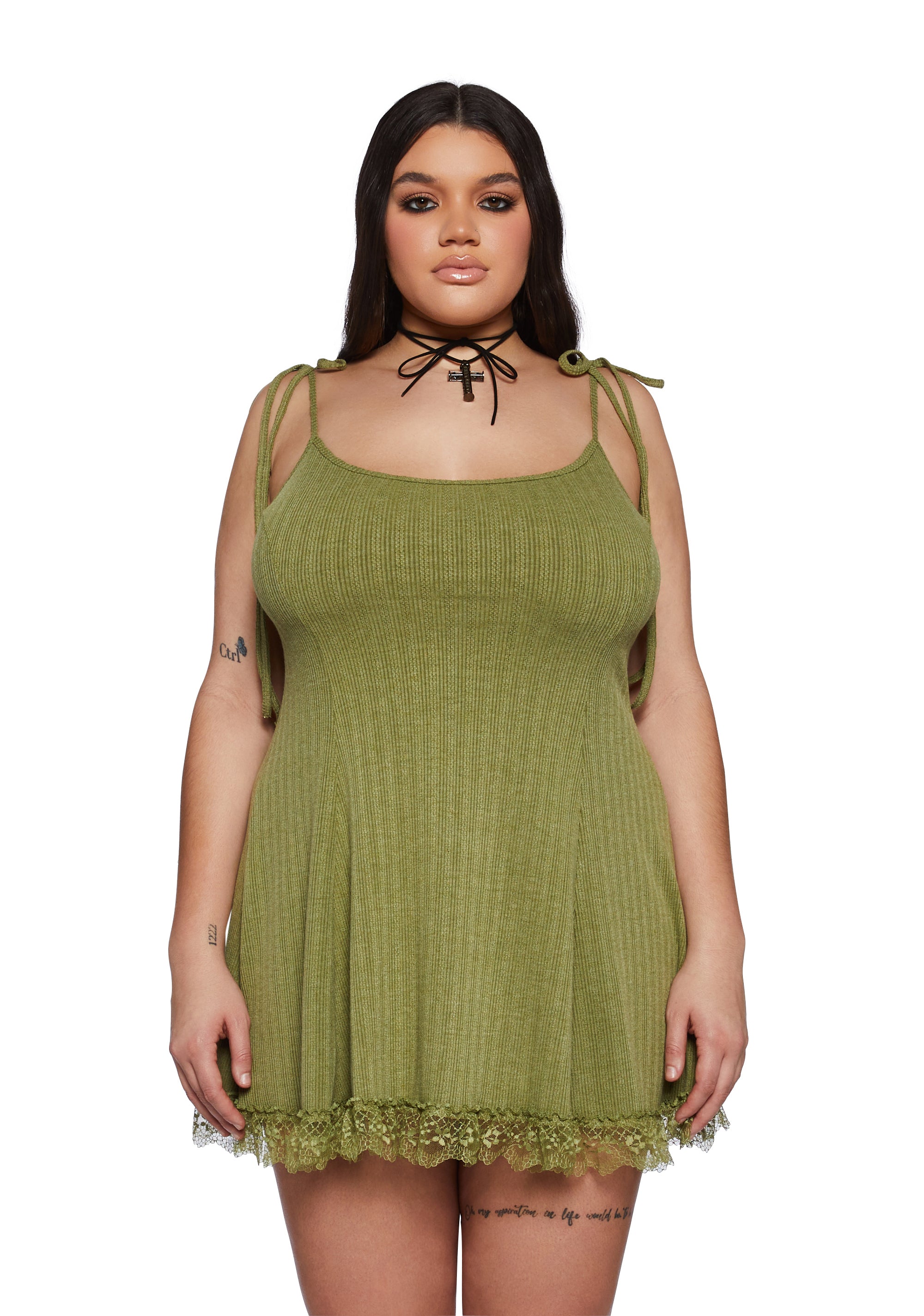 Plus size fit and flare mini dress shop