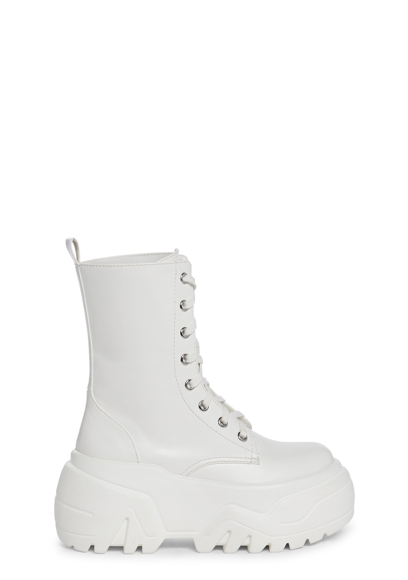 All white combat boots best sale