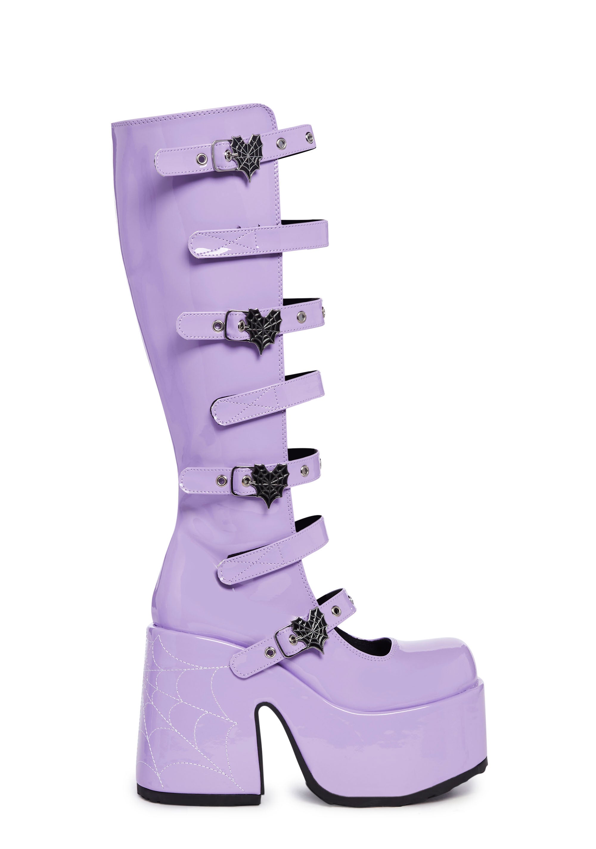 Pastel purple boots top