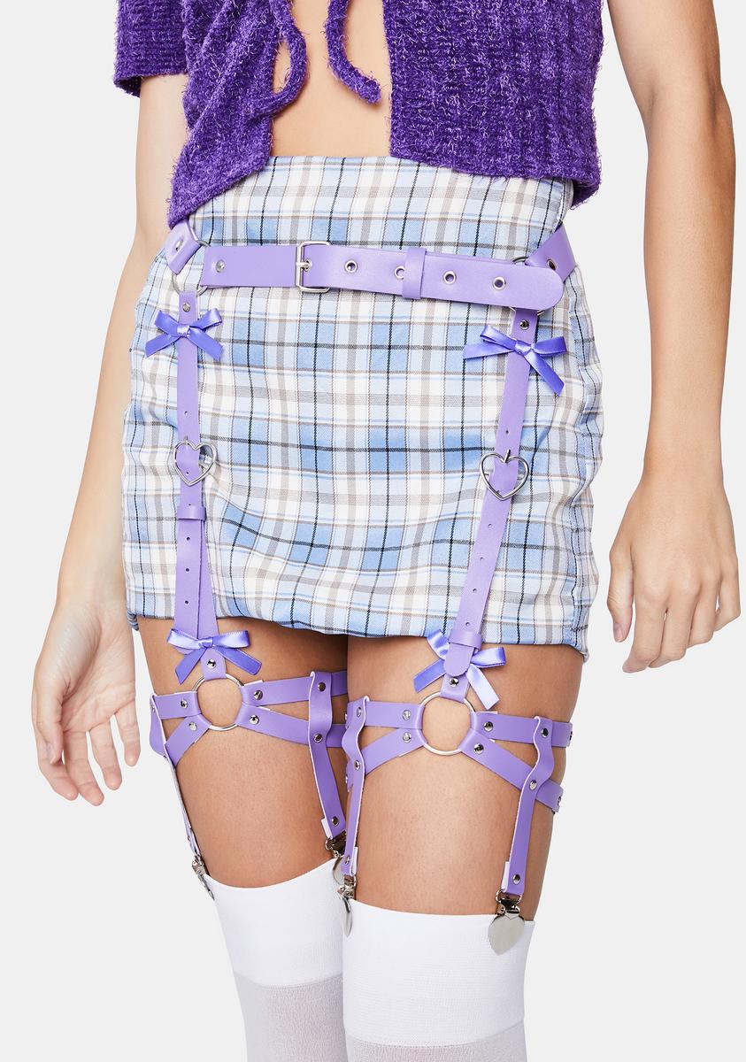 Lavender Dreams Leg Garter Harness Dolls Kill Lavender Dreams Leg Garter Harness Dolls Kill