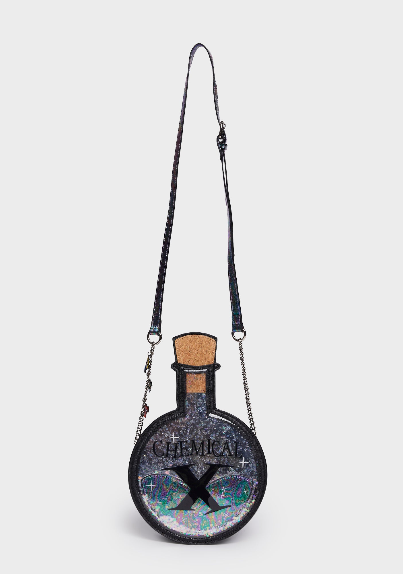 Dolls Kill x Powerpuff Girls Chemical X Potion Crossbody Bag