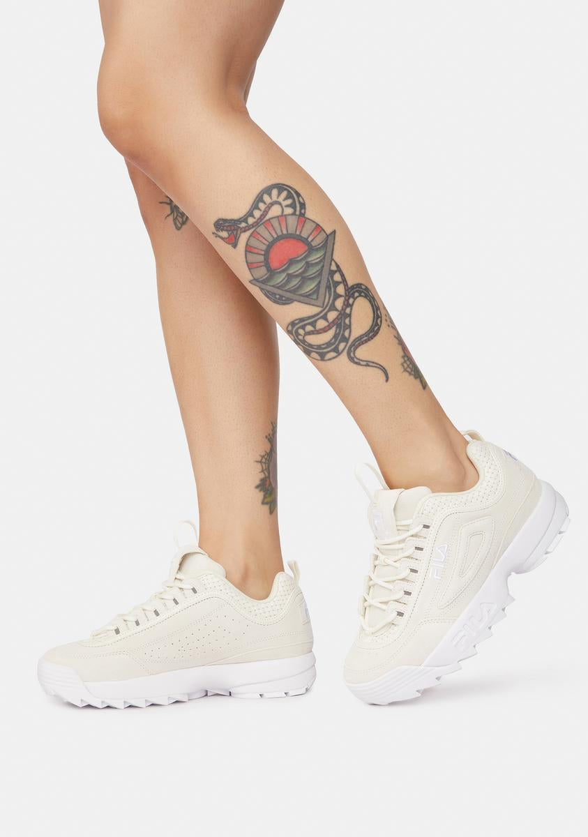 Fila Lace Up Sneakers Off White Dolls Kill