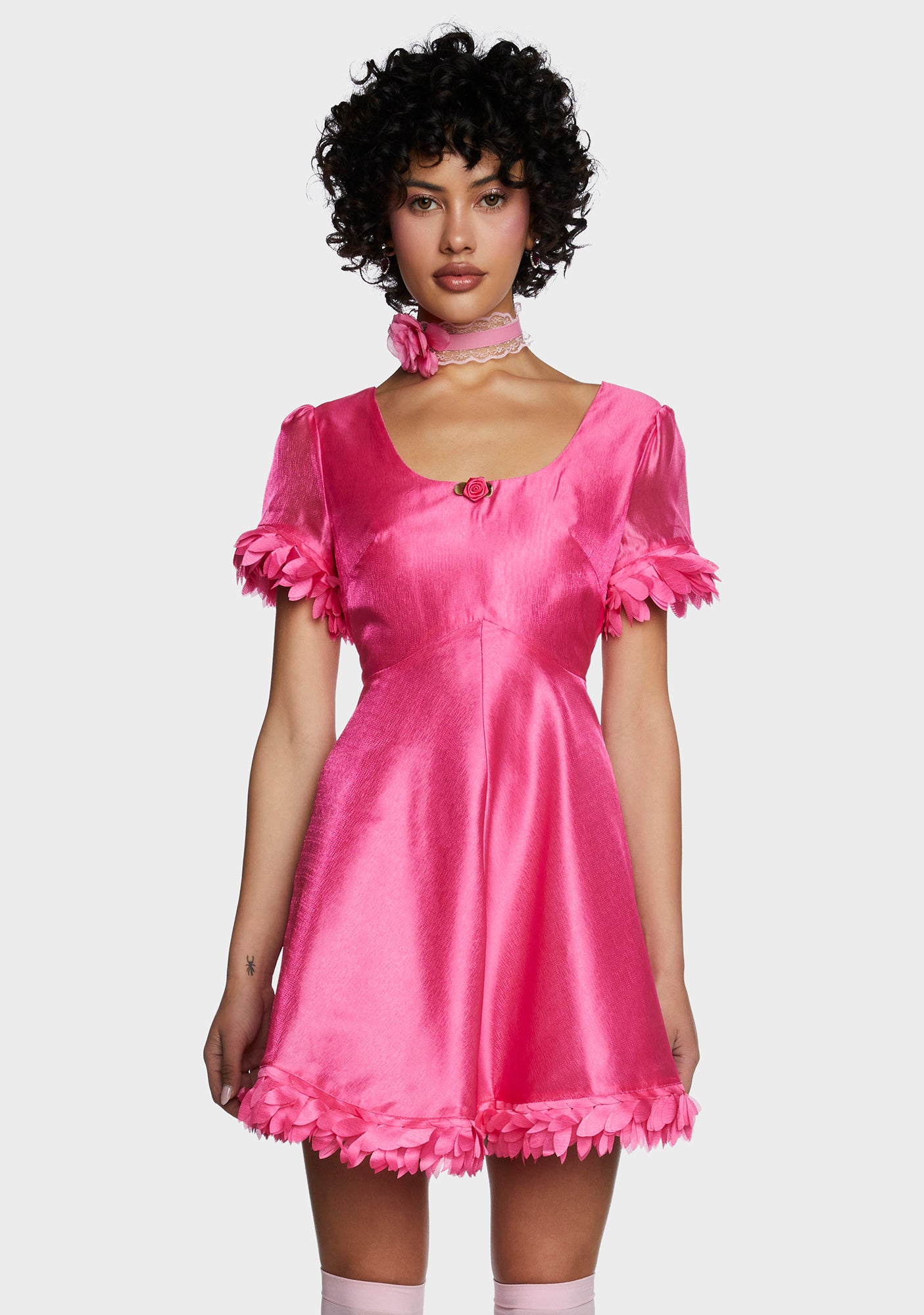 pink mini dress fast shipping Travis Pink Mini Dress - 6