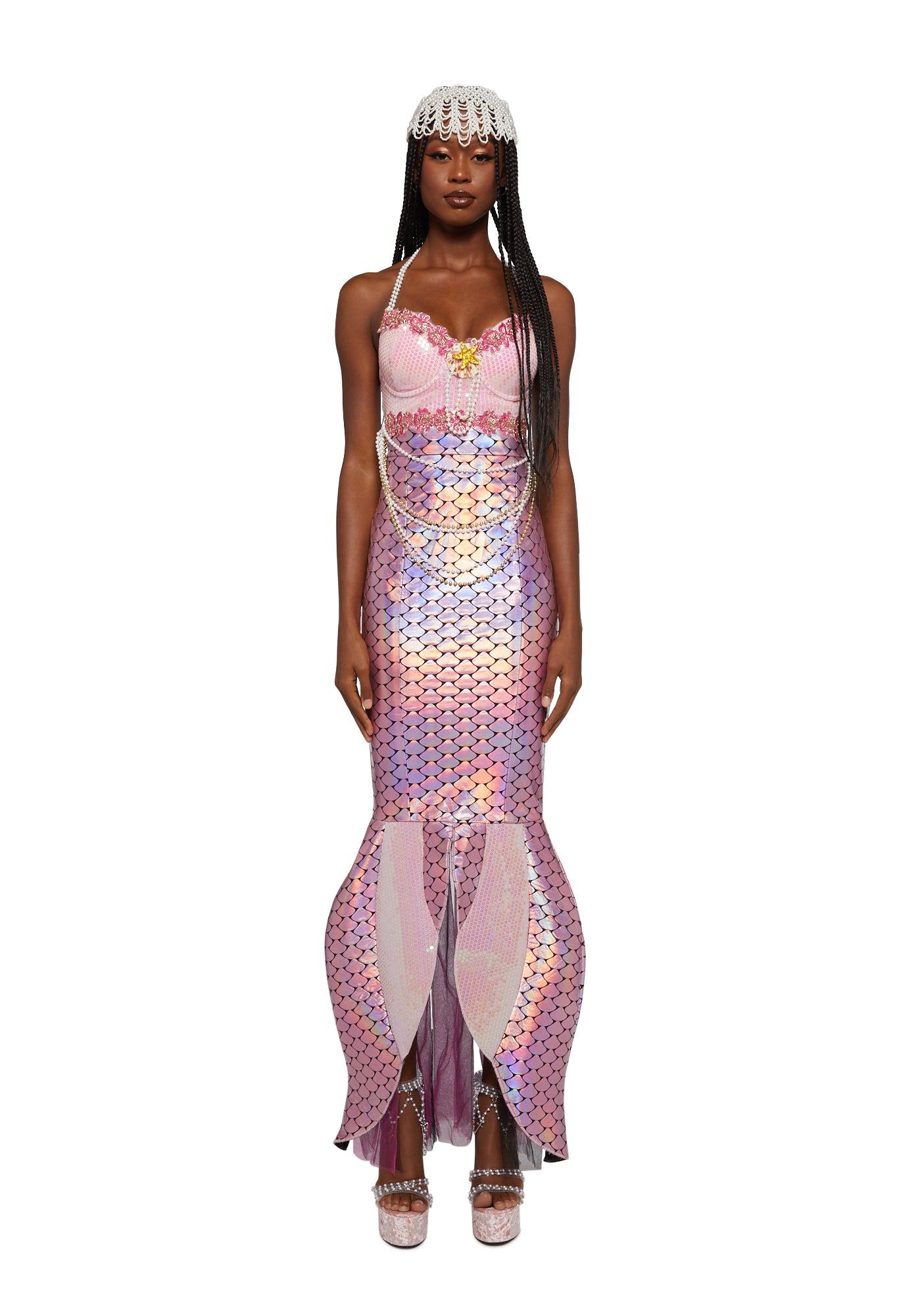 Mermaid Costume Dress - Multi Dolls Kill Mermaid Costume Dress - Multi Dolls Kill