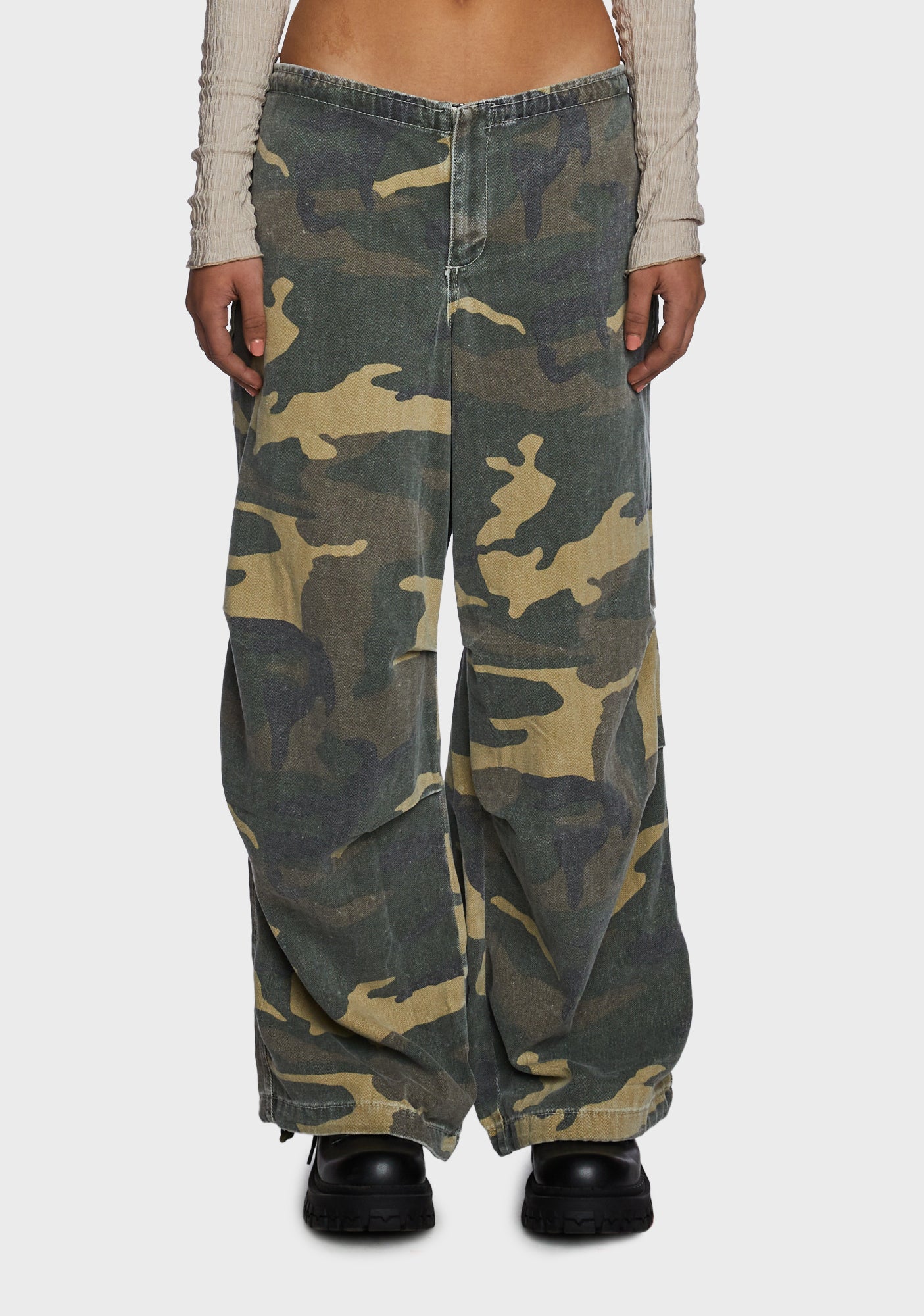 BDG Camo Baggy Pants Multi Dolls Kill
