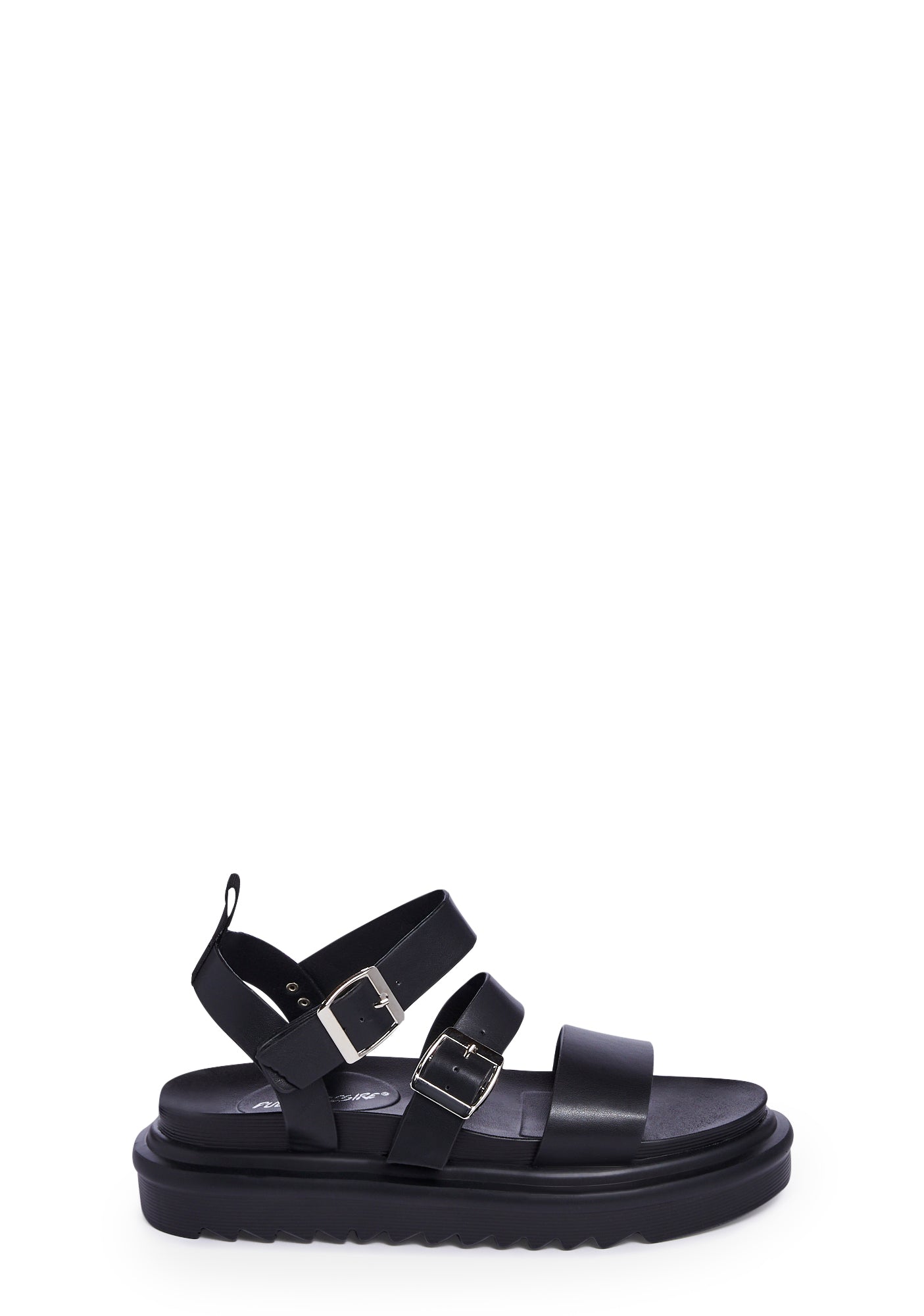 Public Desire Strappy Platform Sandals Black Dolls Kill