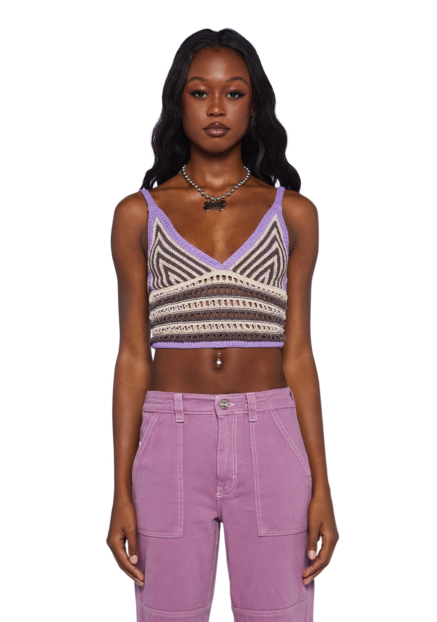 Purple on sale cami top