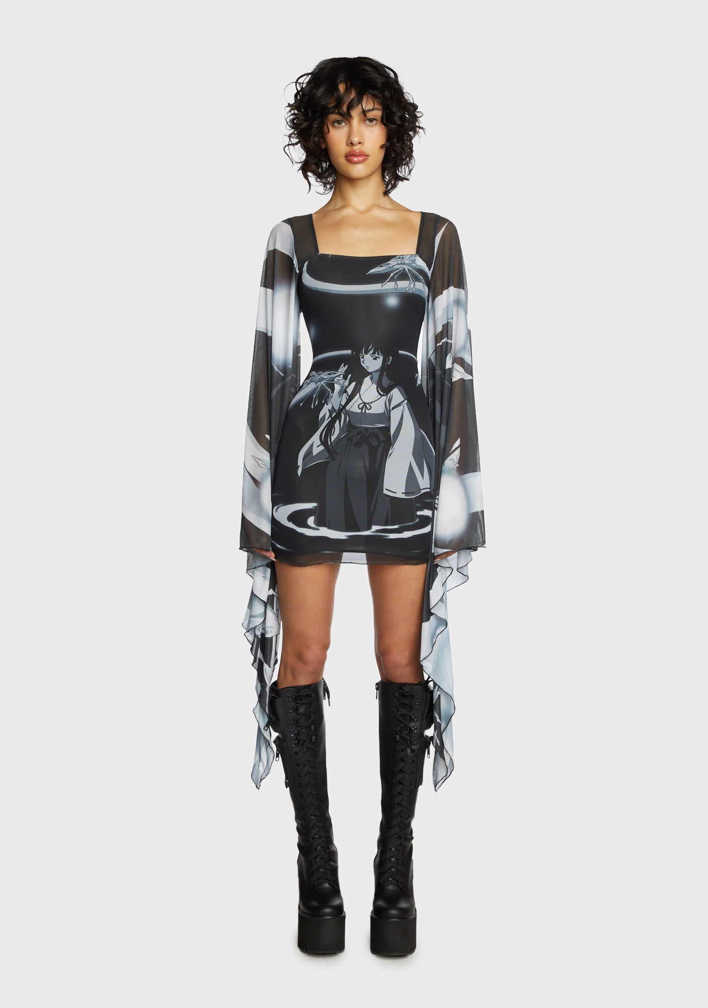 High-Rank Priestess Mesh Dress