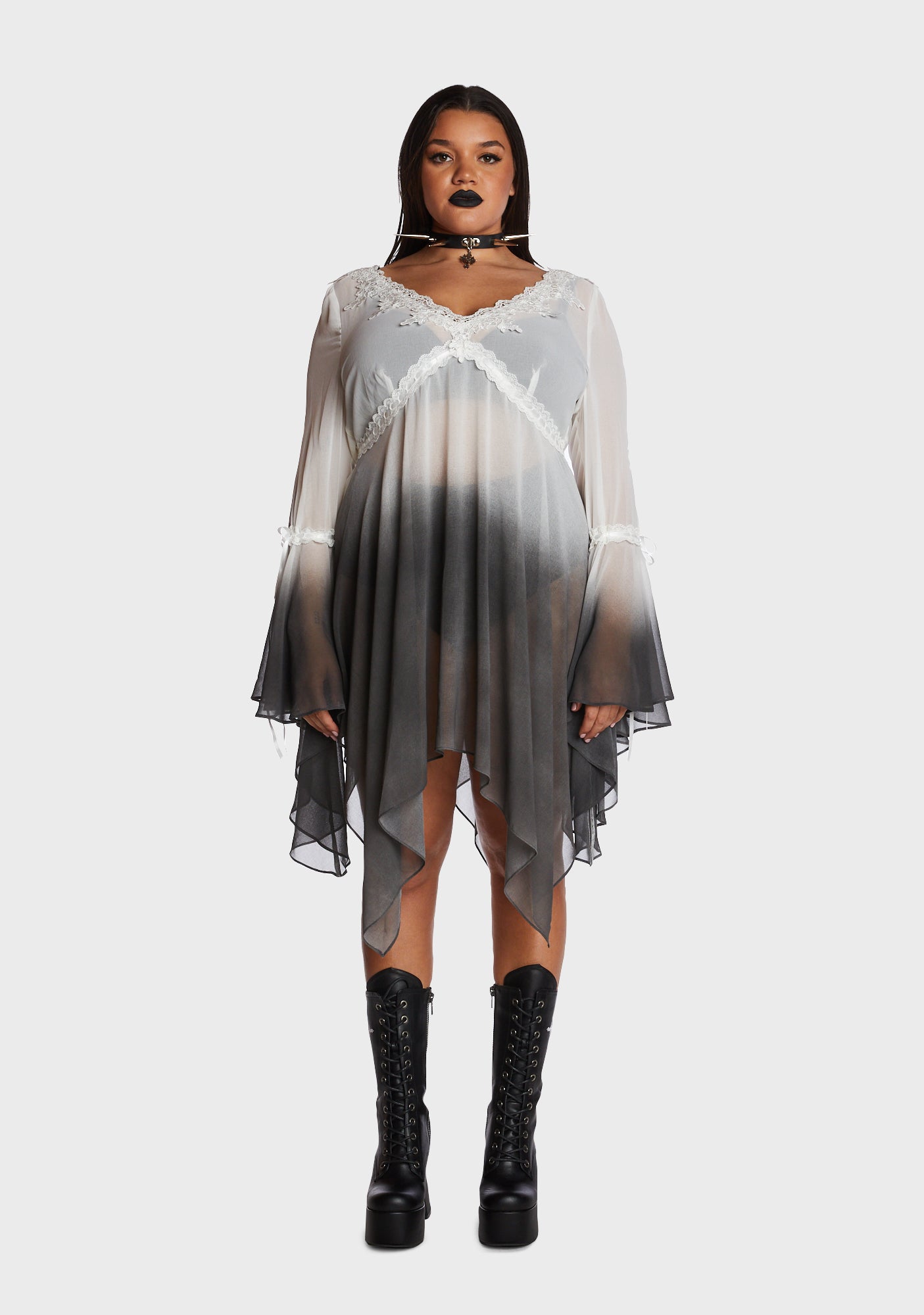 black and cream dresses Simona Pleated Midi Dress in Cream/Black – Bunny and Babe Winnetka