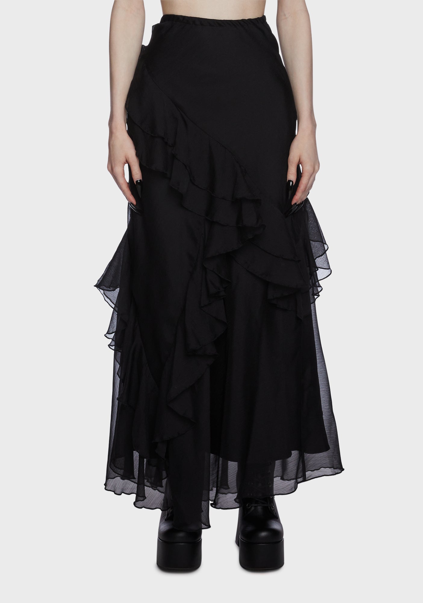【hitomipom】 meltthelady skirt Tory Burch Polka Dot Print Midi Length Skirt - Black Skirts