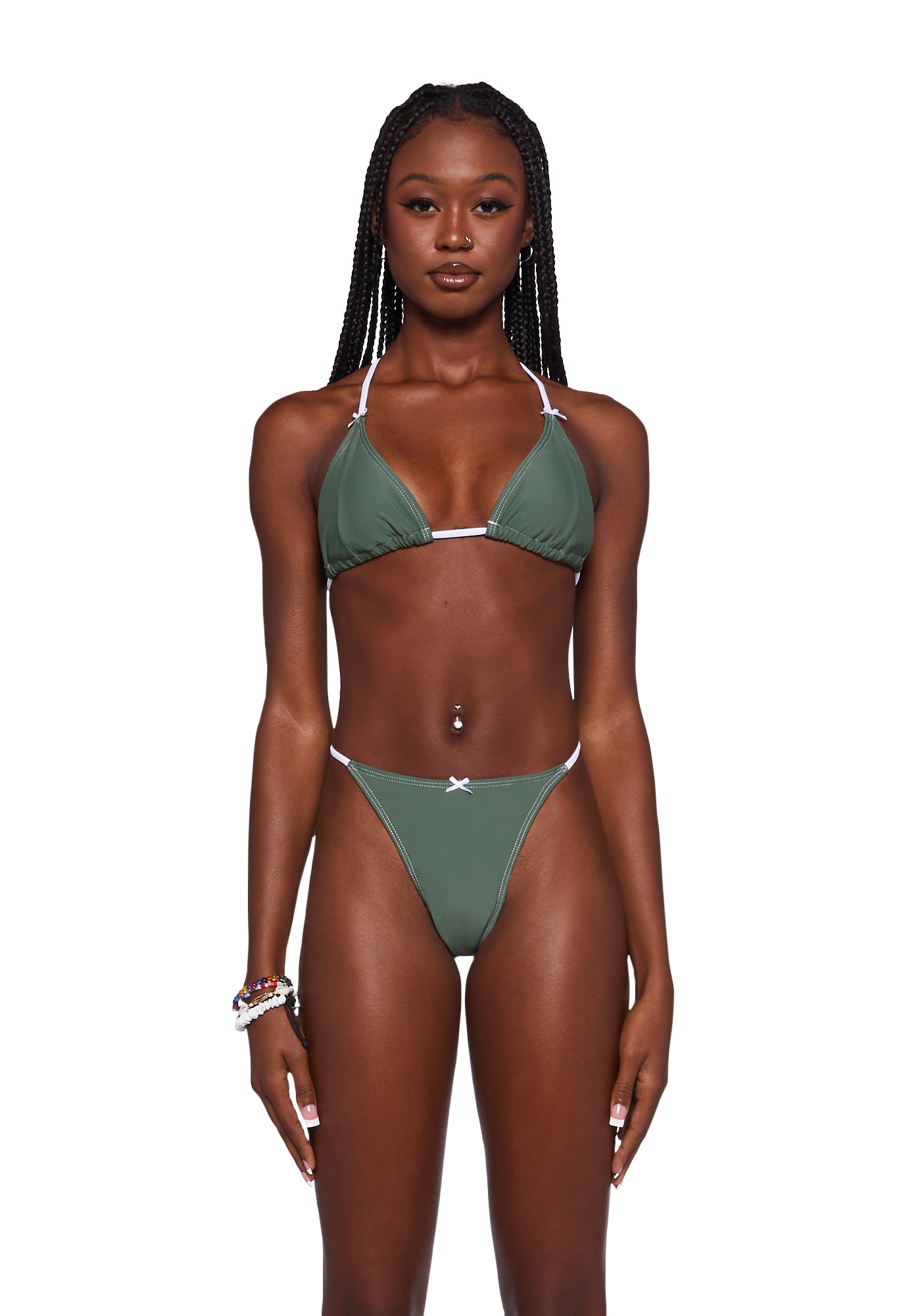 Triangle hot sale halter bikini