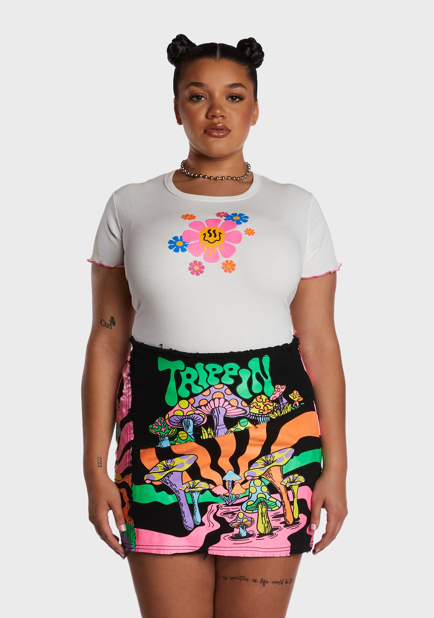 Off white baby top tee