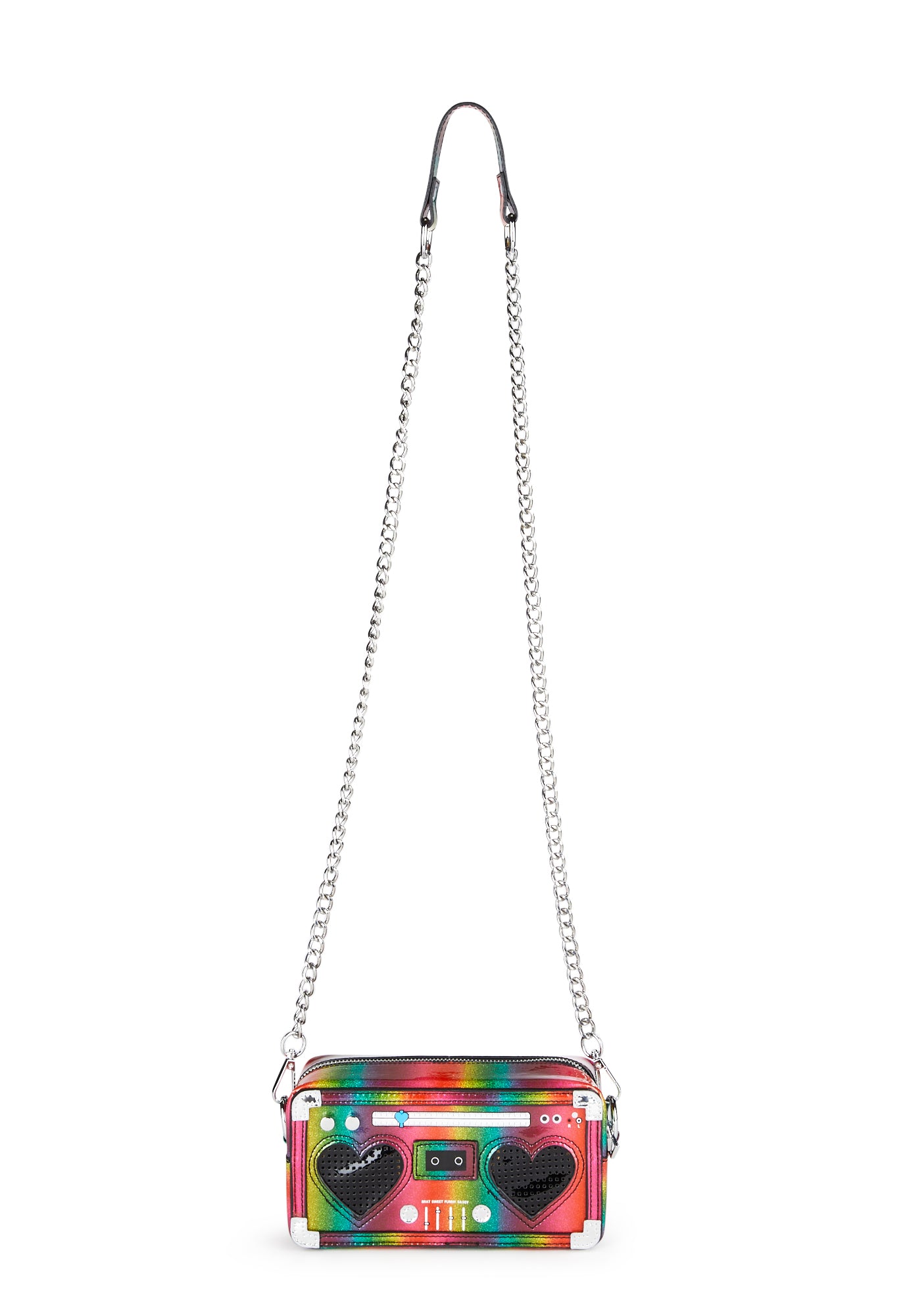 Club Exx Radio Bluetooth Speaker Crossbody Bag - Rainbow – Dolls Kill
