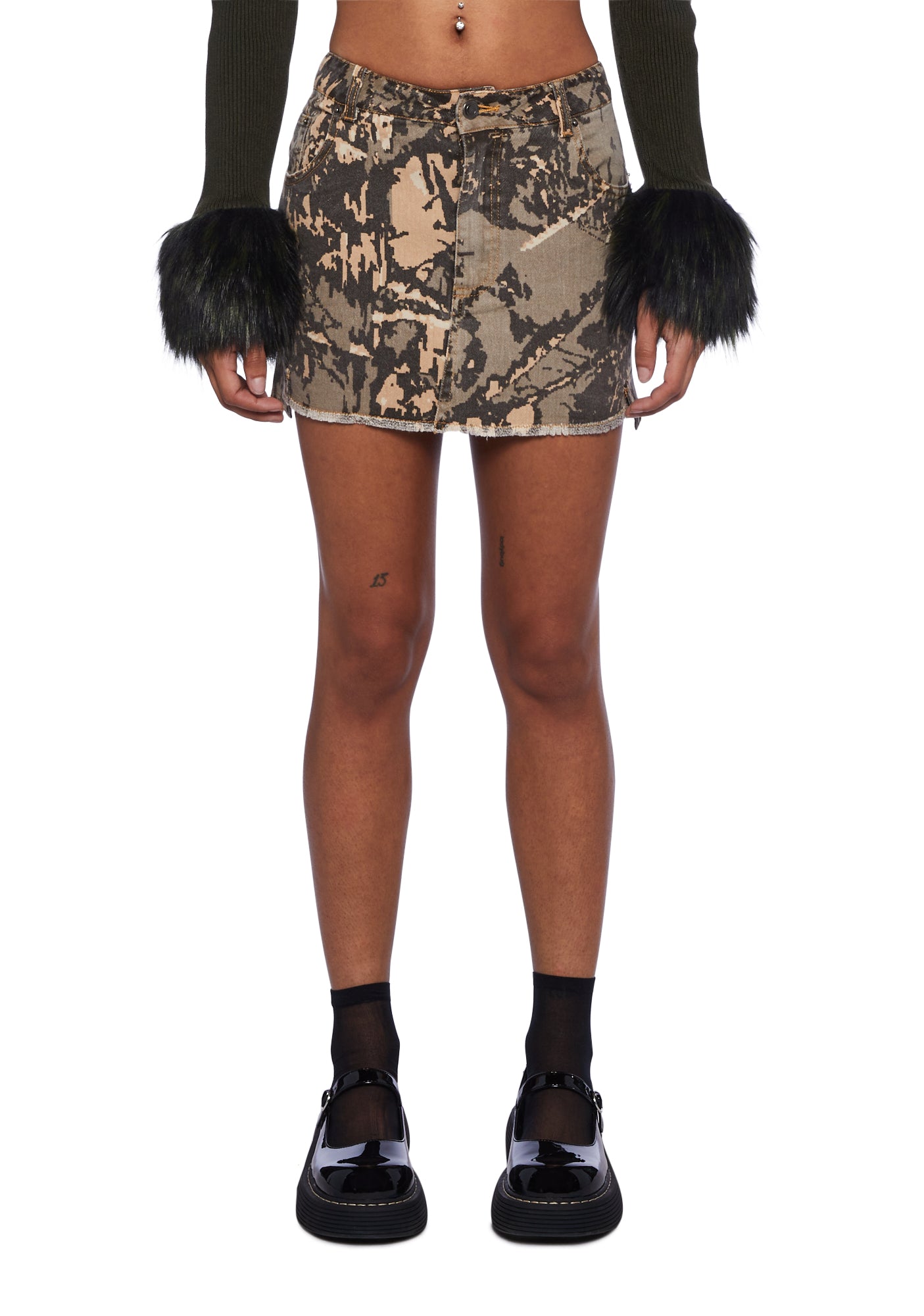 Mini Skirt Multi Dolls Kill