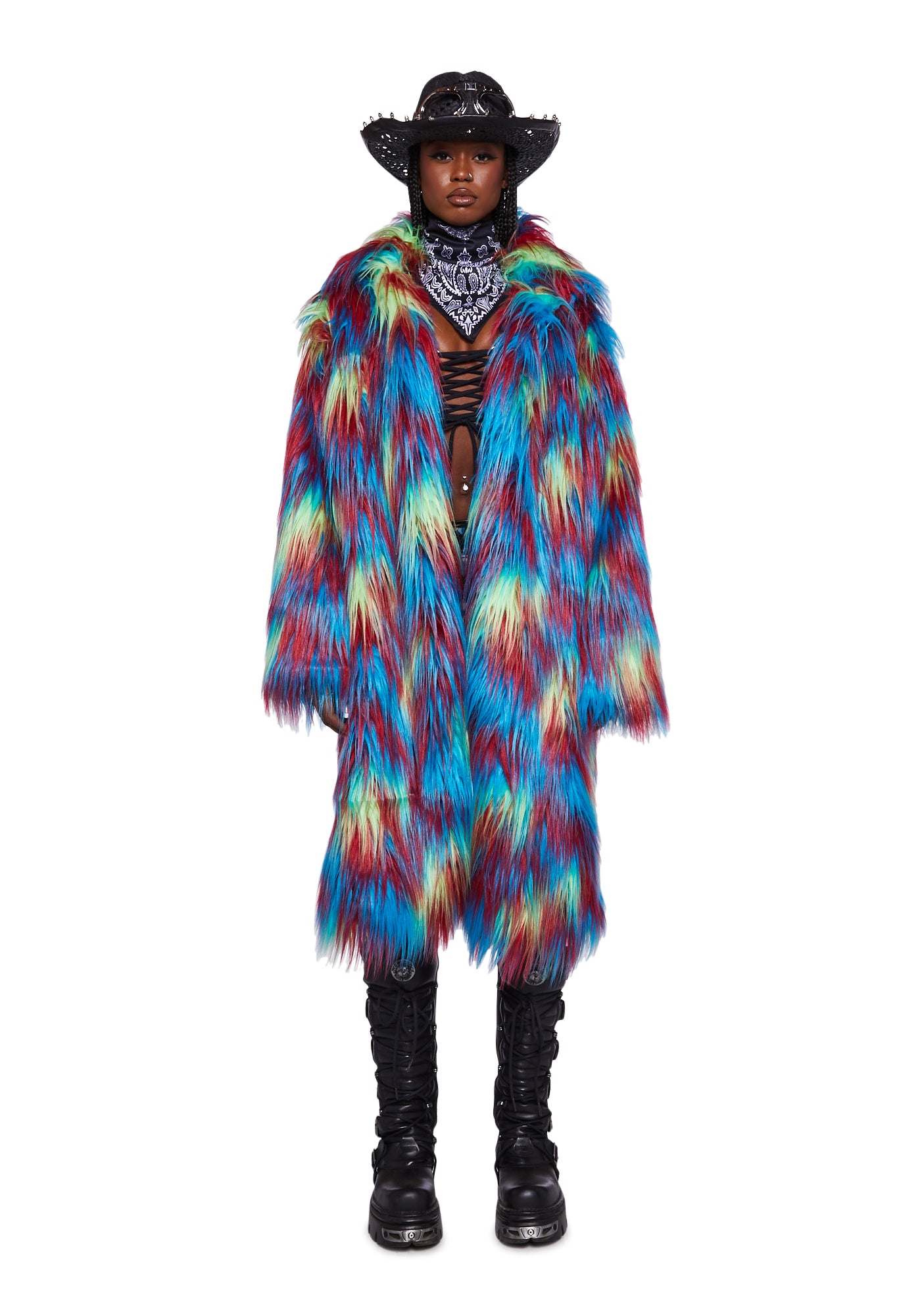 Faux fur pimp discount coat