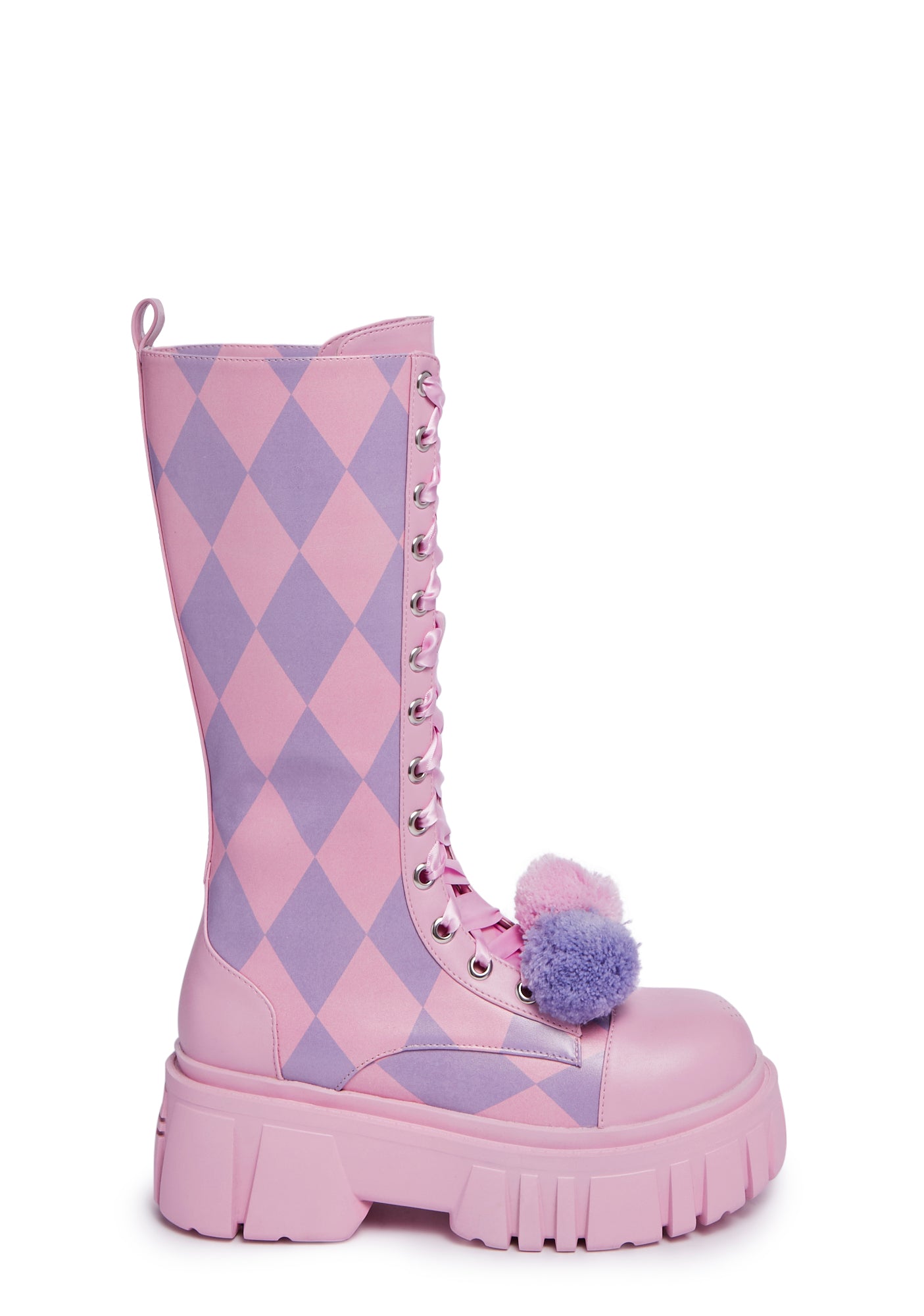 Bubble gum party combat boots deals