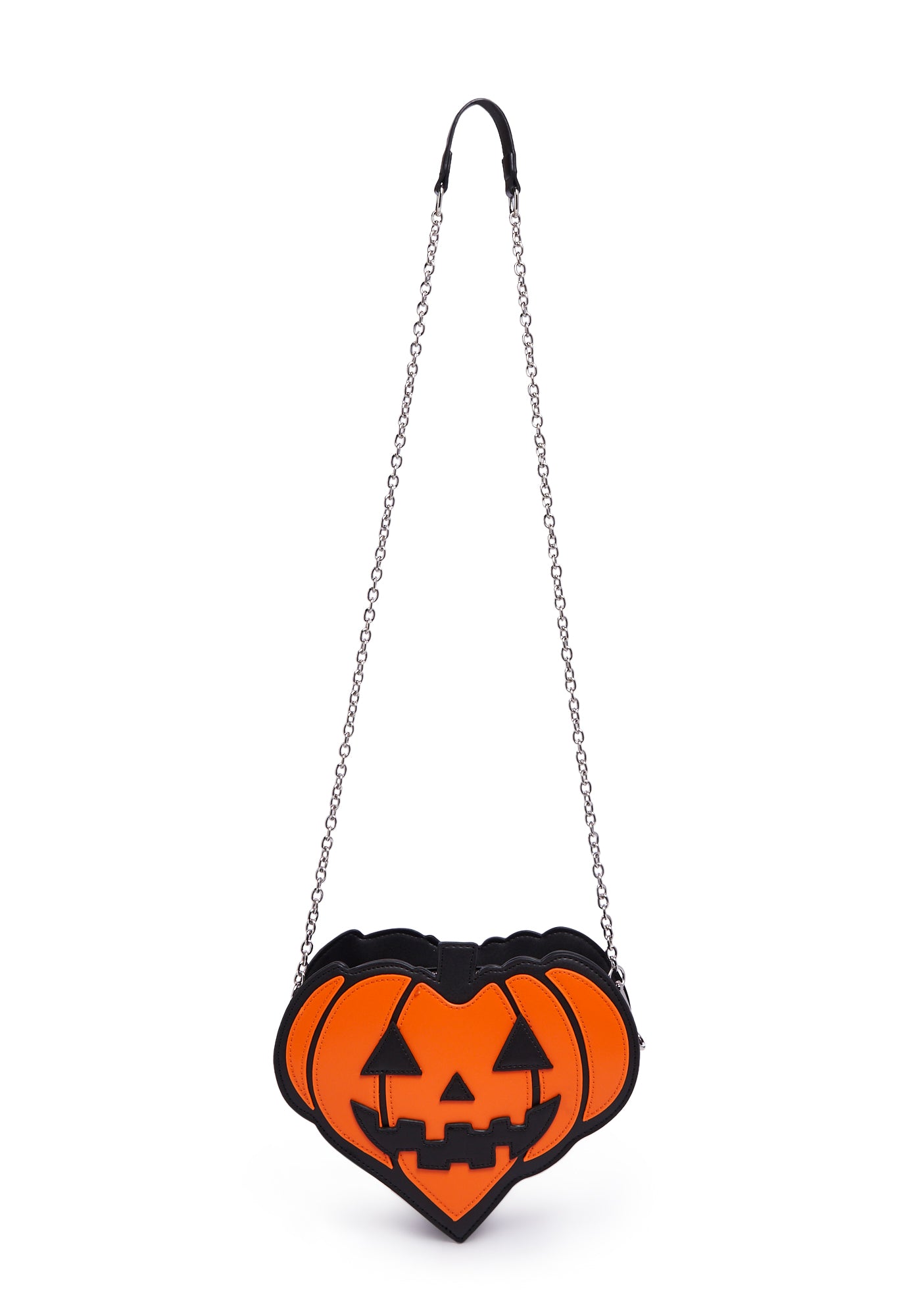 Trickz N' Treatz Pumpkin Crossbody Bag - Orange – Dolls Kill
