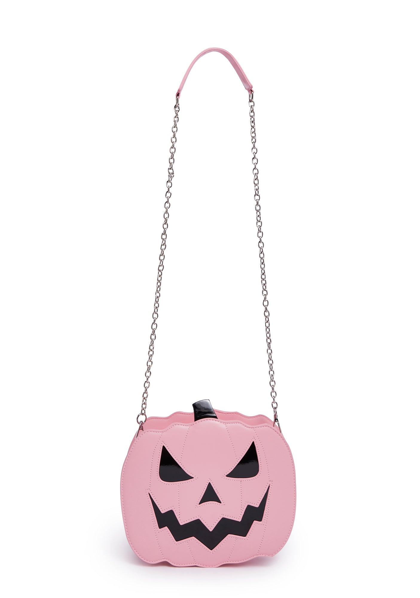 Stay Grinning Jack O Lantern Bag Pink Light Pink One Size