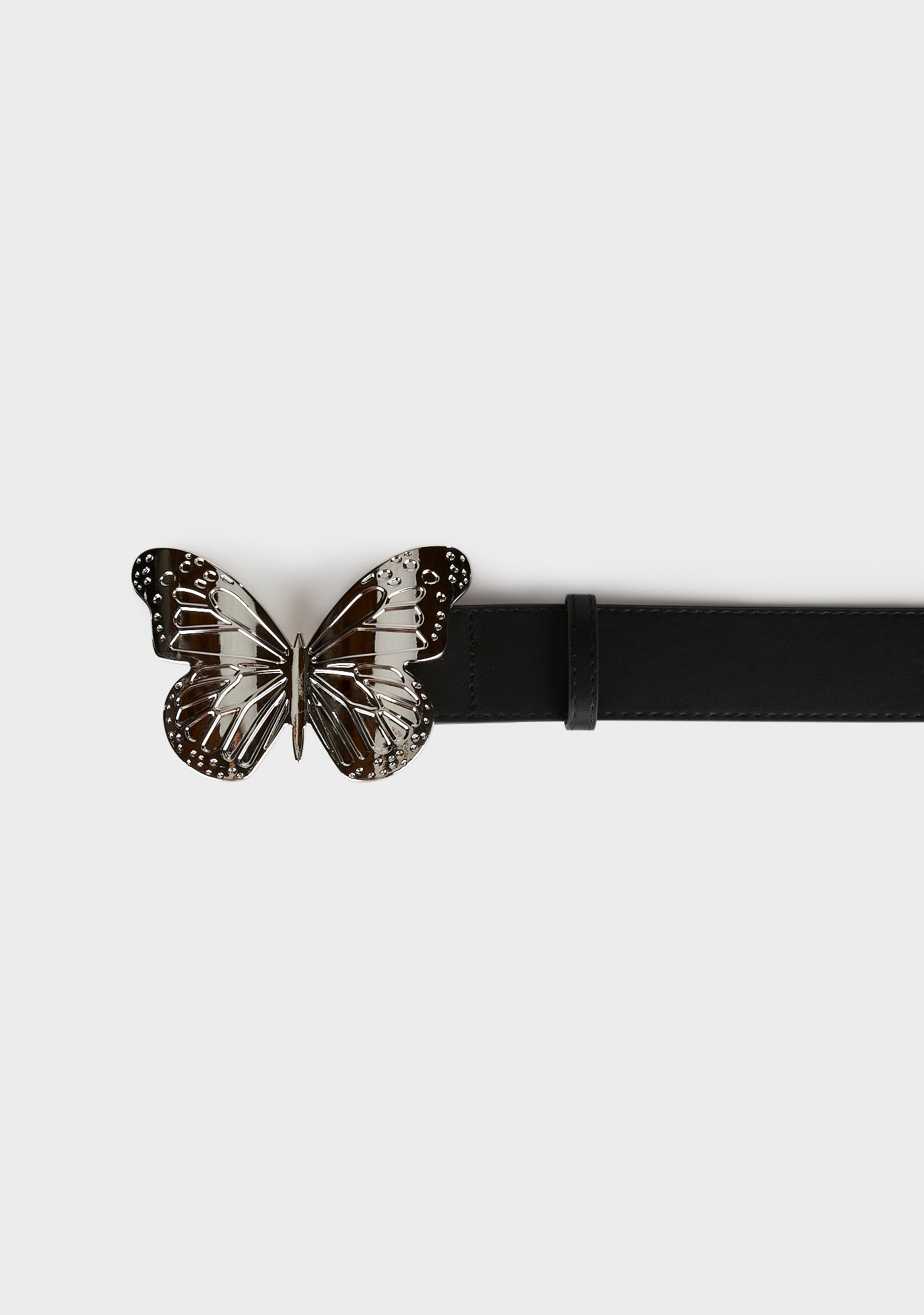 Butterfly Buckle Belt - Black – Dolls Kill display picture 3