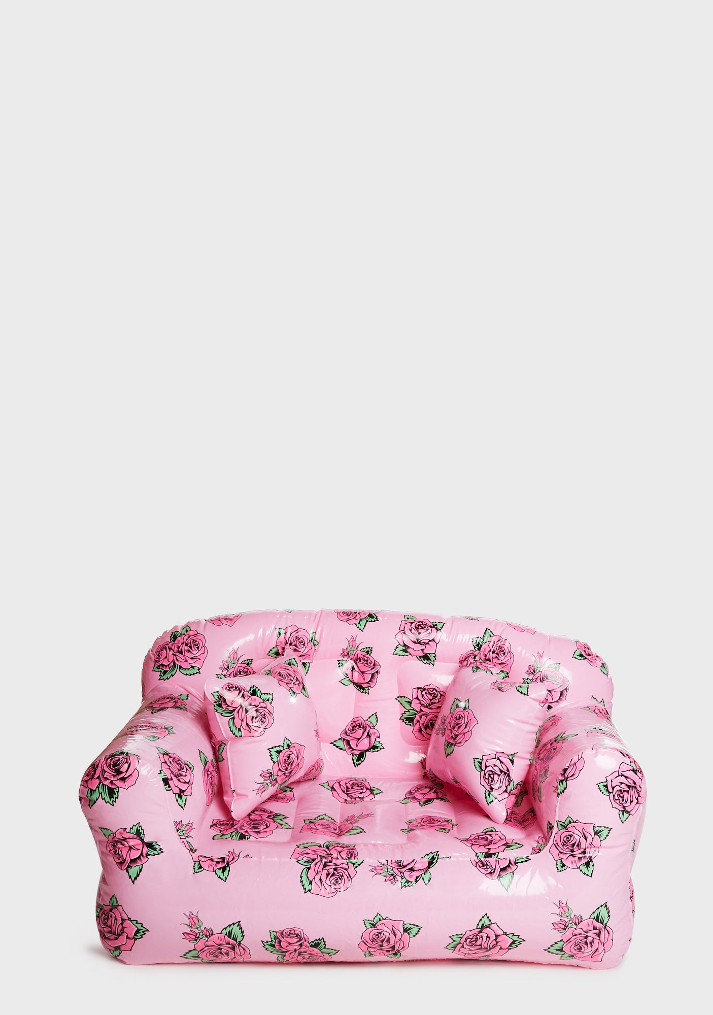 Dolls Home Floral Print Inflatable Couch Pink – Dolls Kill