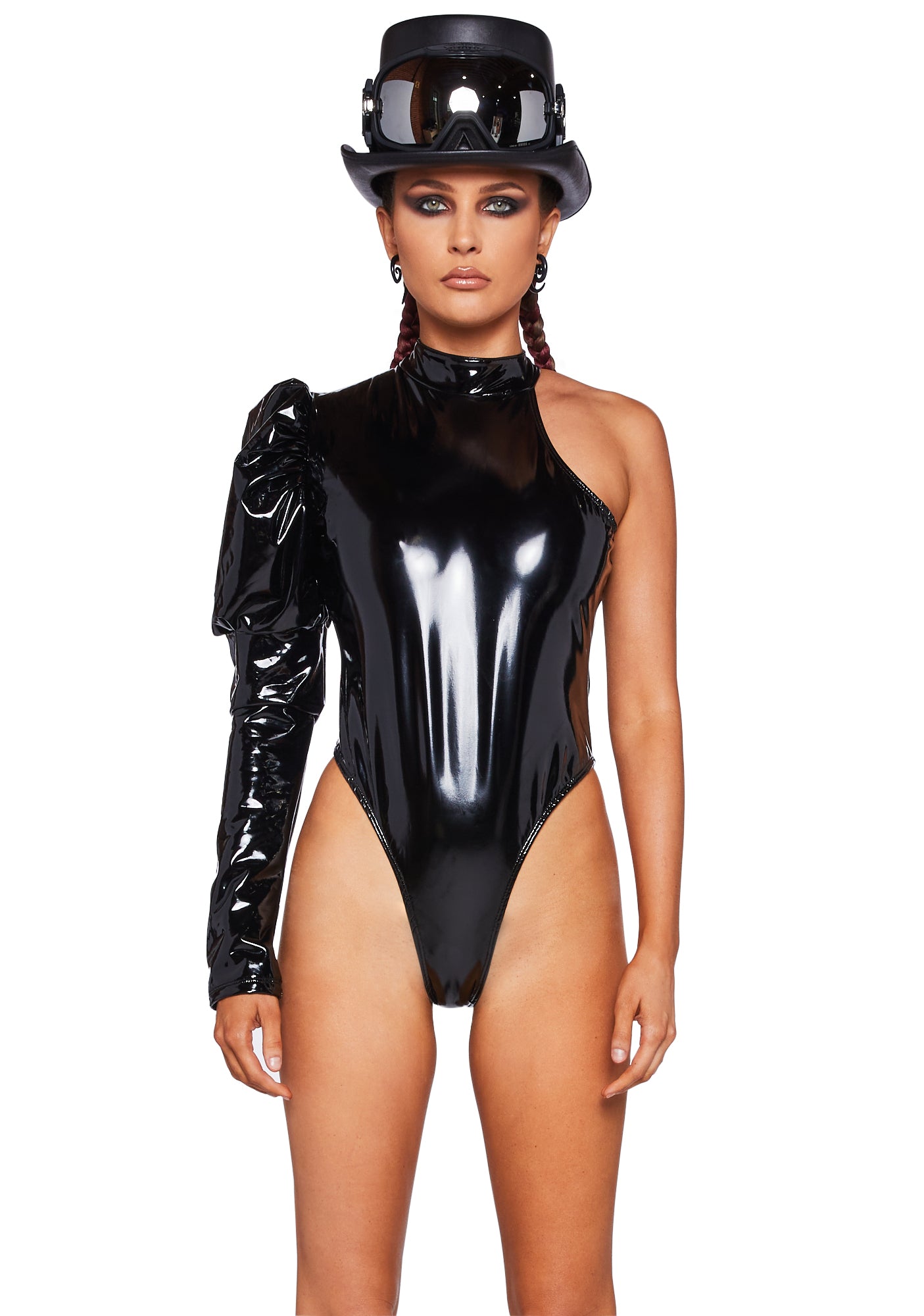 Vinyl leotard hotsell