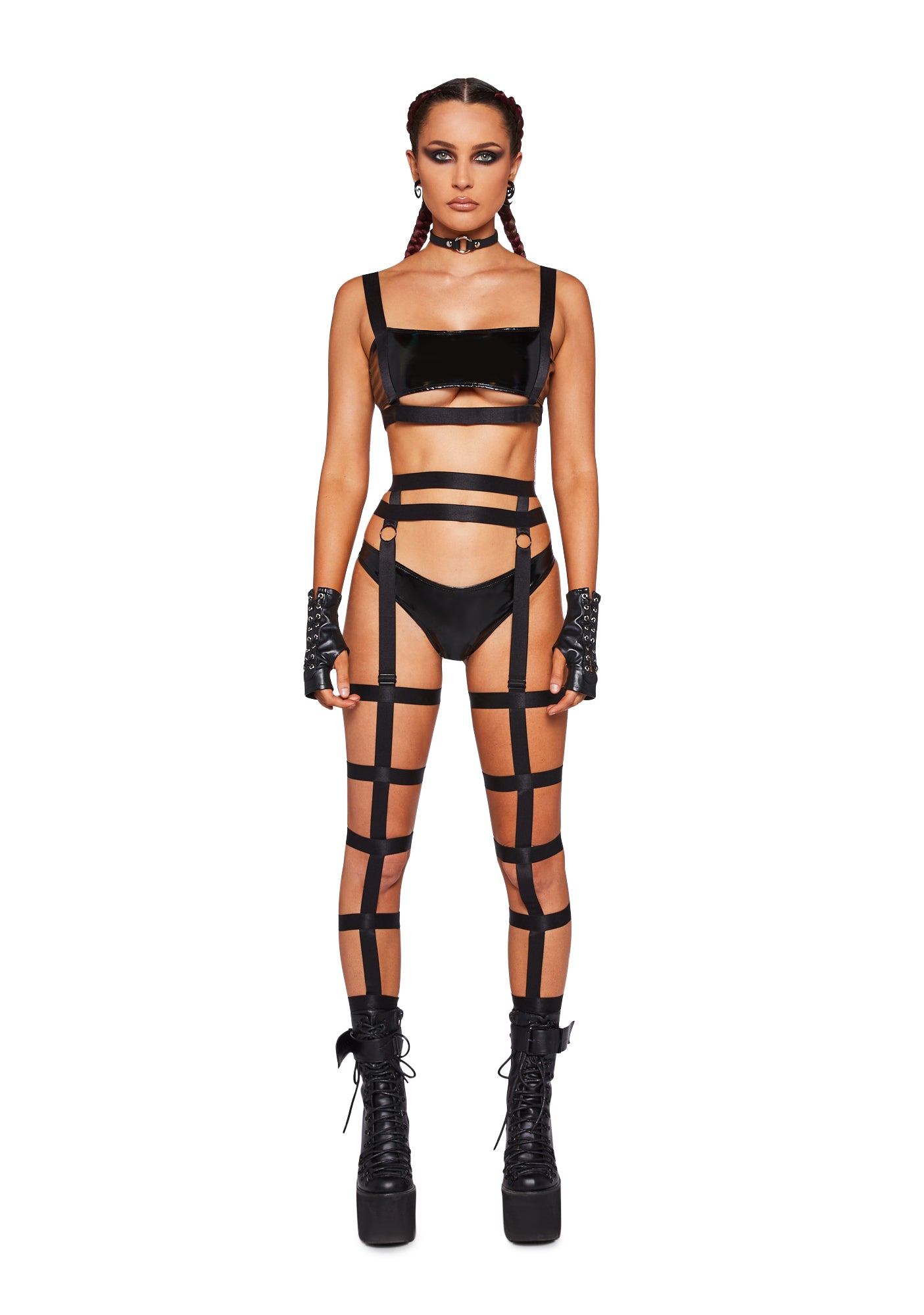 kinky party dress code Cyberpunk Witch Dress Women With Holes and Cuts for Sith Gothic Cosplay  Goth Clothes Sexy Dress for Sex Positive Outfit BDSM Outfit Women