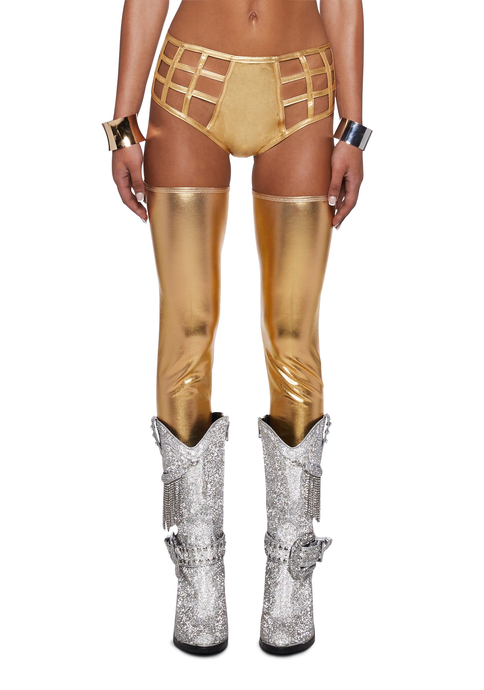 Booty shorts shop and boots