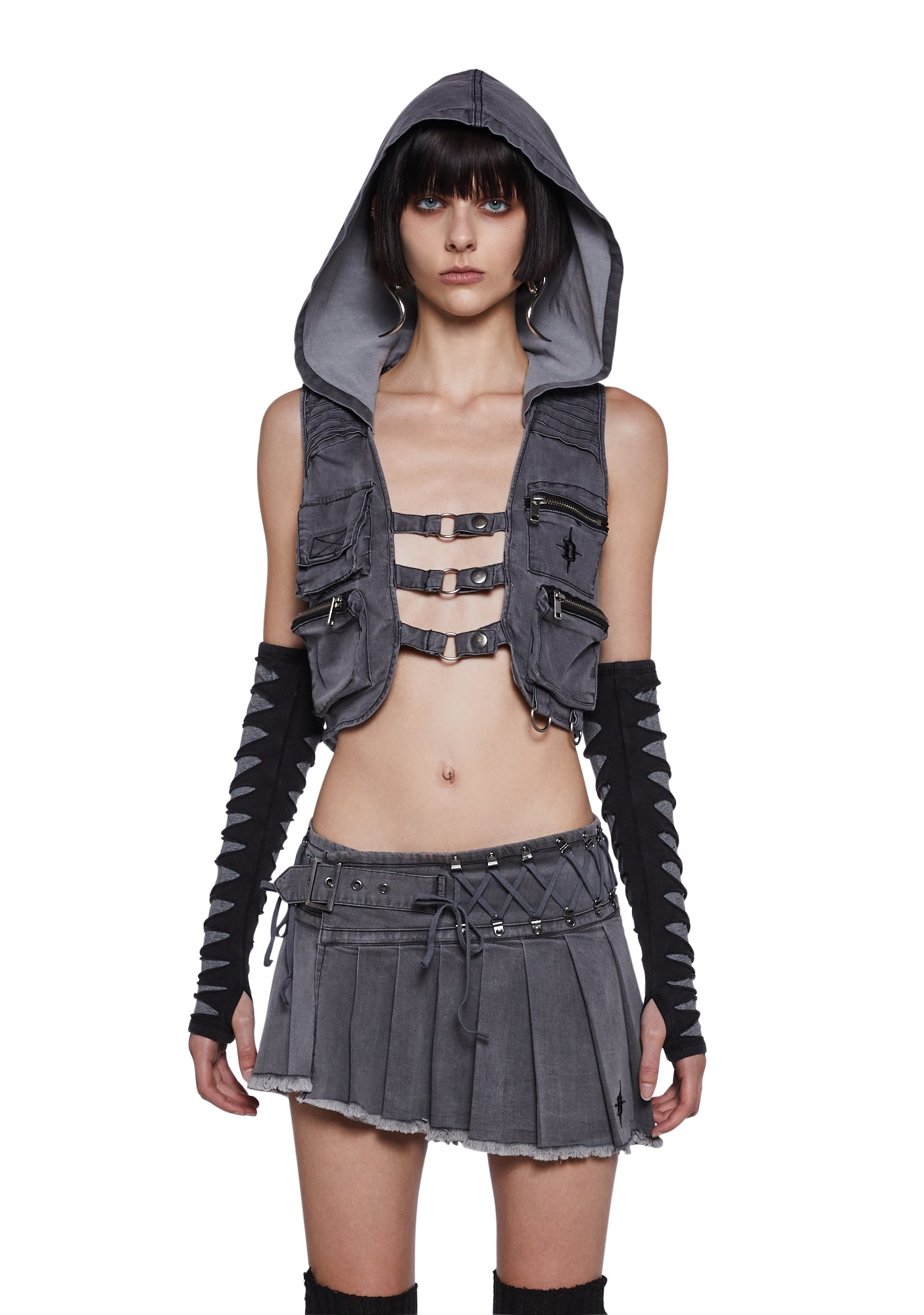 Hooded best sale utility vest