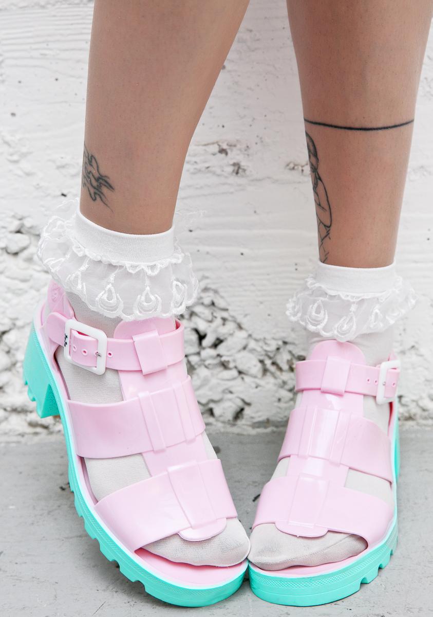 Dolls kill hotsell jelly shoes