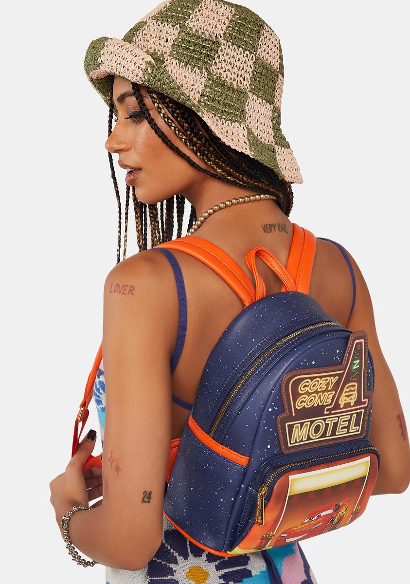 cars loungefly mini backpack Loungefly Pixar Cars Faux Leather Mini Backpack