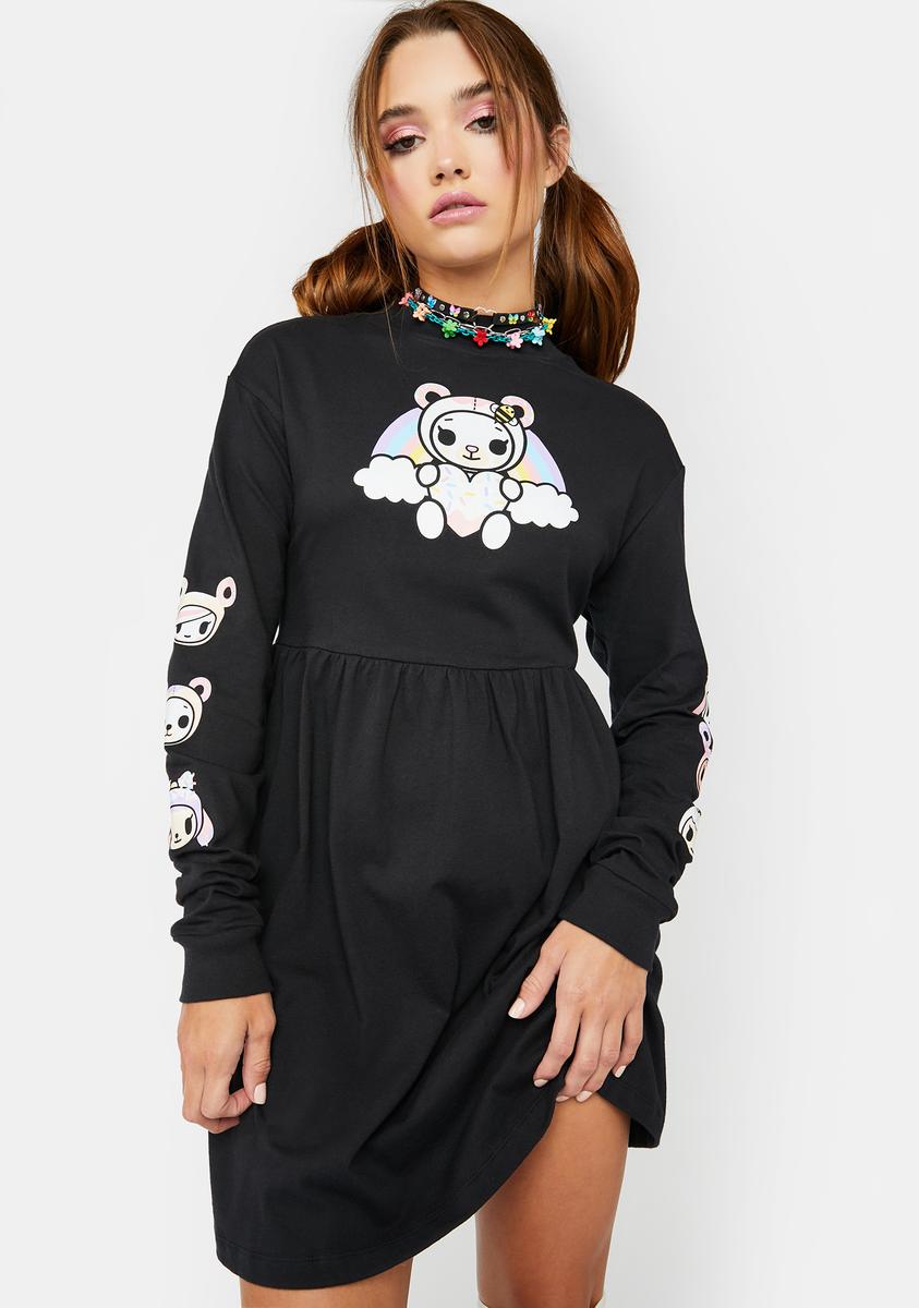 Tokidoki Super Bear Long Sleeve Dress